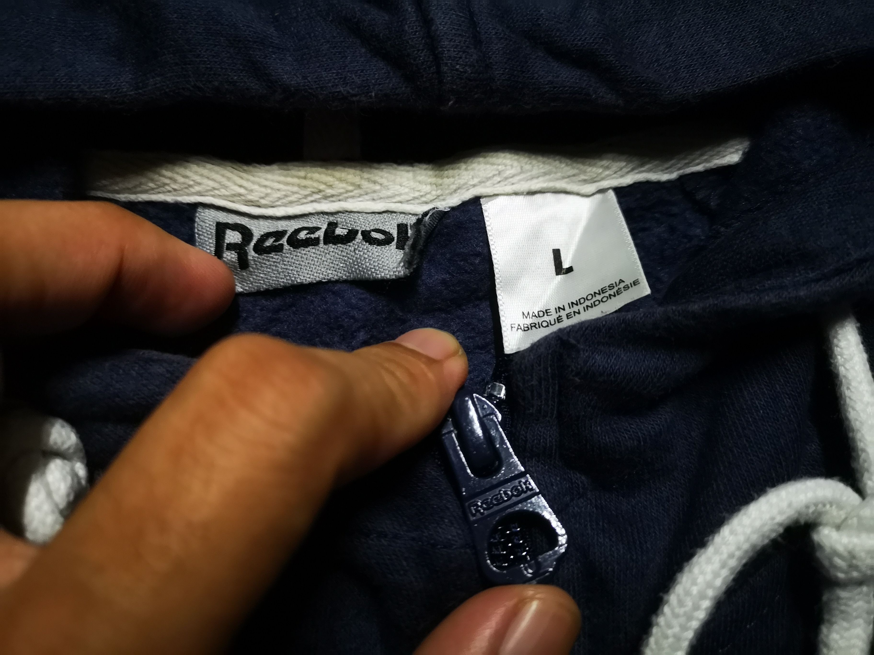 Reebok Reebok Hoodie zipper Size US L / EU 52-54 / 3 - 5 Thumbnail
