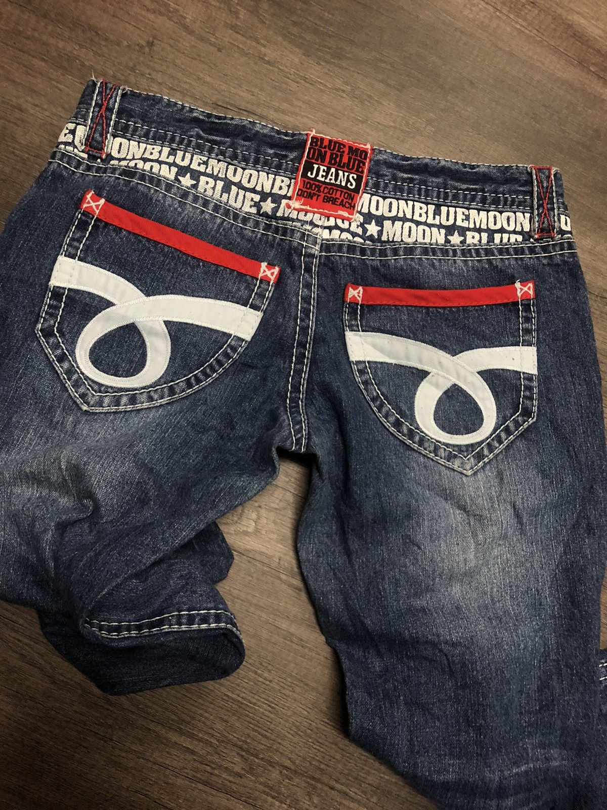 Japanese Brand × Vintage Vintage Blue Moon Blue Japanese Jeans Size US 32 / EU 48 - 6 Thumbnail
