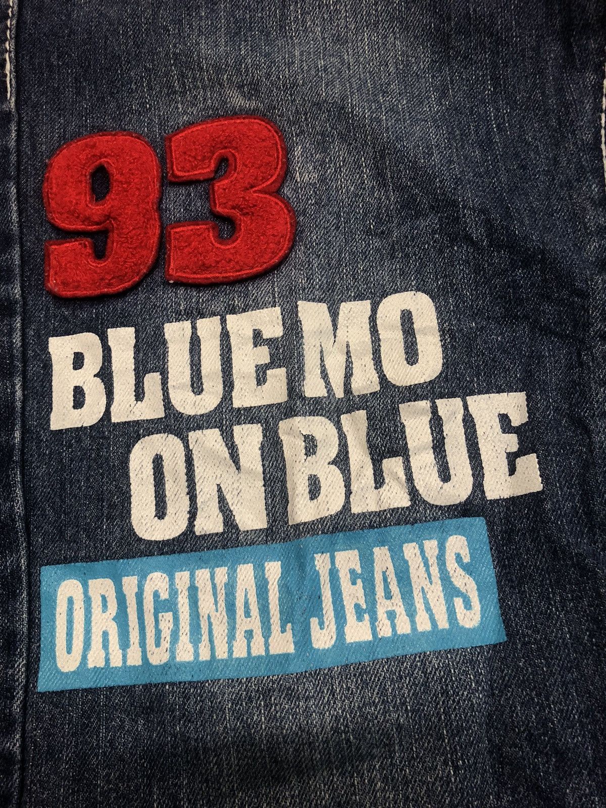 Japanese Brand × Vintage Vintage Blue Moon Blue Japanese Jeans Size US 32 / EU 48 - 13 Thumbnail