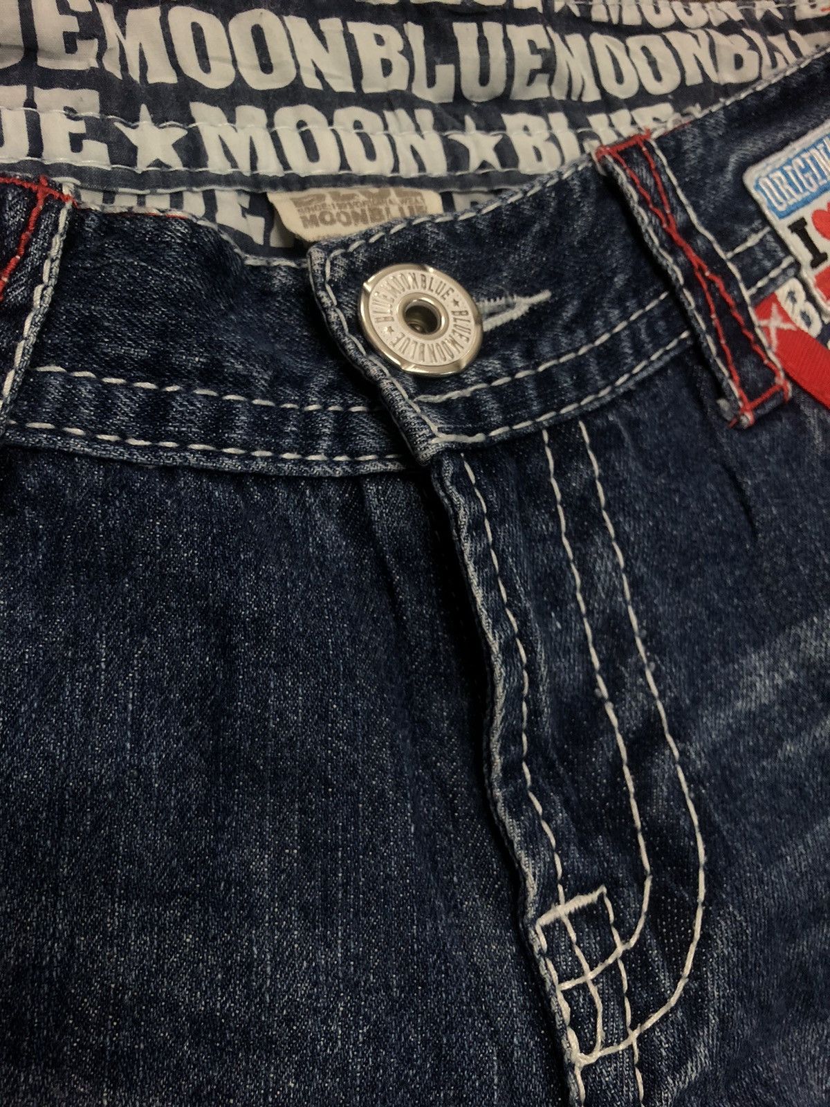 Japanese Brand × Vintage Vintage Blue Moon Blue Japanese Jeans Size US 32 / EU 48 - 5 Thumbnail