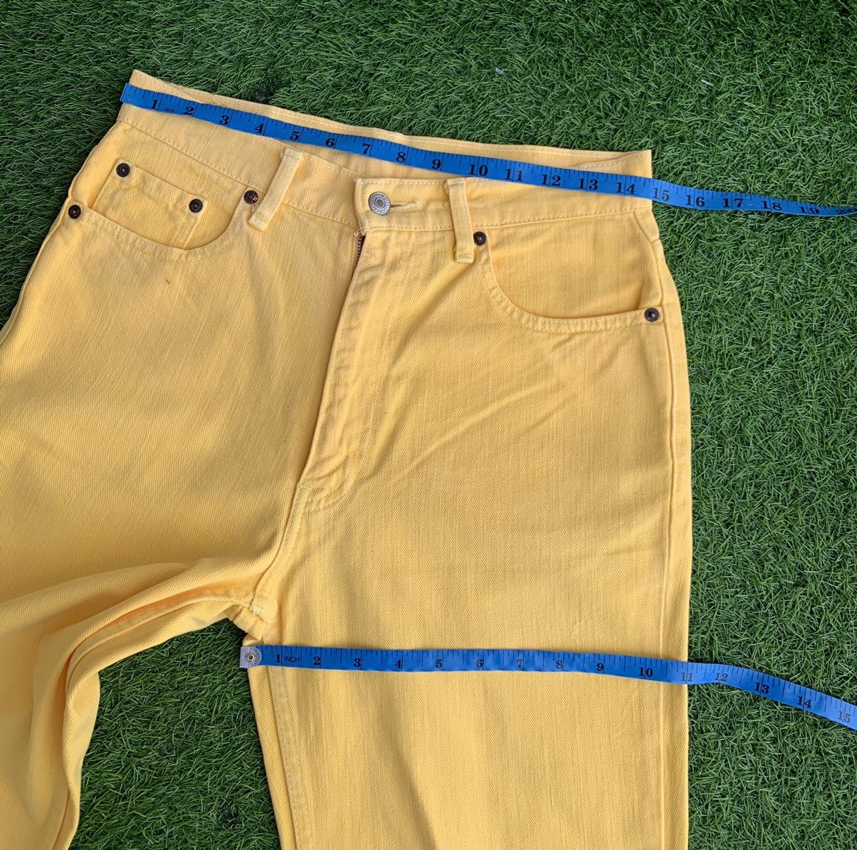 Levi's Vintage Levis White Tag Lemon Yellow Denim Jeans Size US 29 - 11 Thumbnail