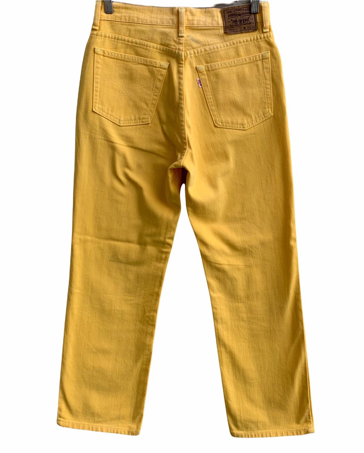Levi's Vintage Levis White Tag Lemon Yellow Denim Jeans Size US 29 - 1 Thumbnail