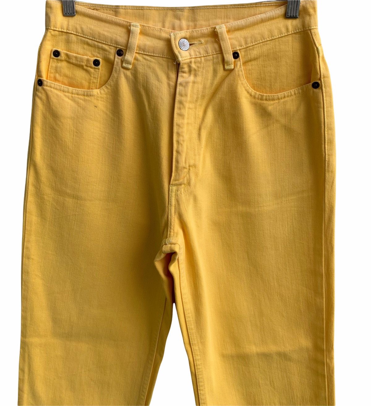 Levi's Vintage Levis White Tag Lemon Yellow Denim Jeans Size US 29 - 4 Thumbnail