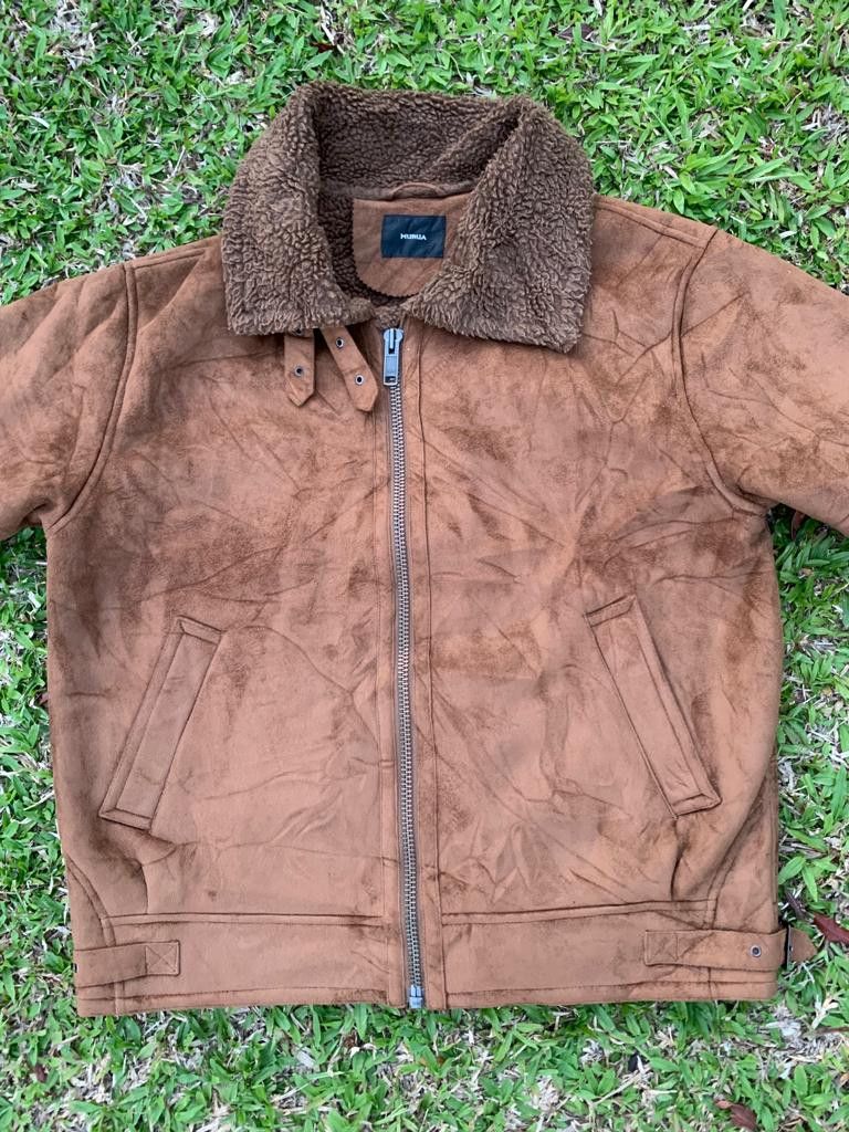 Designer × Japanese Brand × Vintage Murua Faux Suede Sherpa Zipper Jacket Size US S / EU 44-46 / 1 - 5 Thumbnail