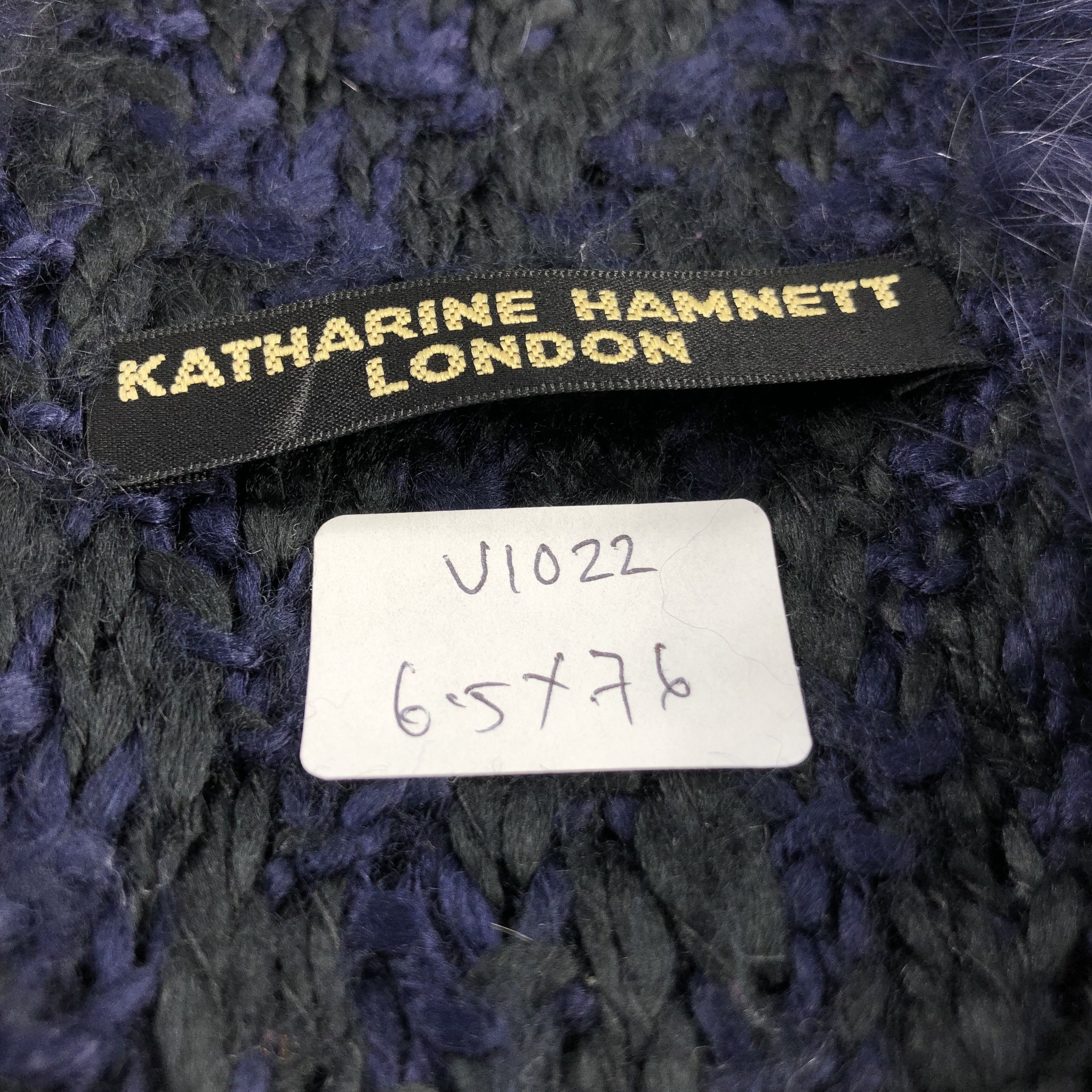 Katharine Hamnett London Katharine Hamnett London Scarf Muffler Wool V1022 Size ONE SIZE - 6 Thumbnail
