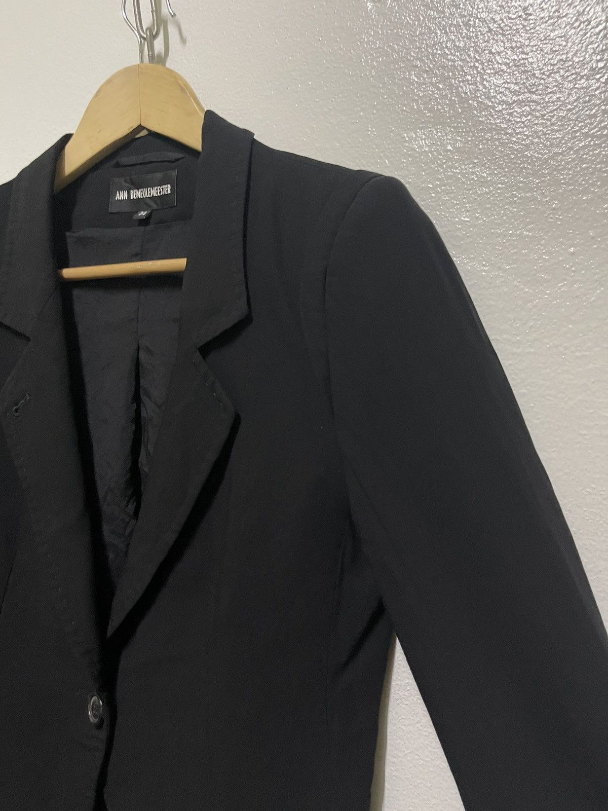 Ann Demeulemeester Ann Demeulemeester Black Blazer Size 34 Size XXS / US 00 / IT 34 - 4 Thumbnail