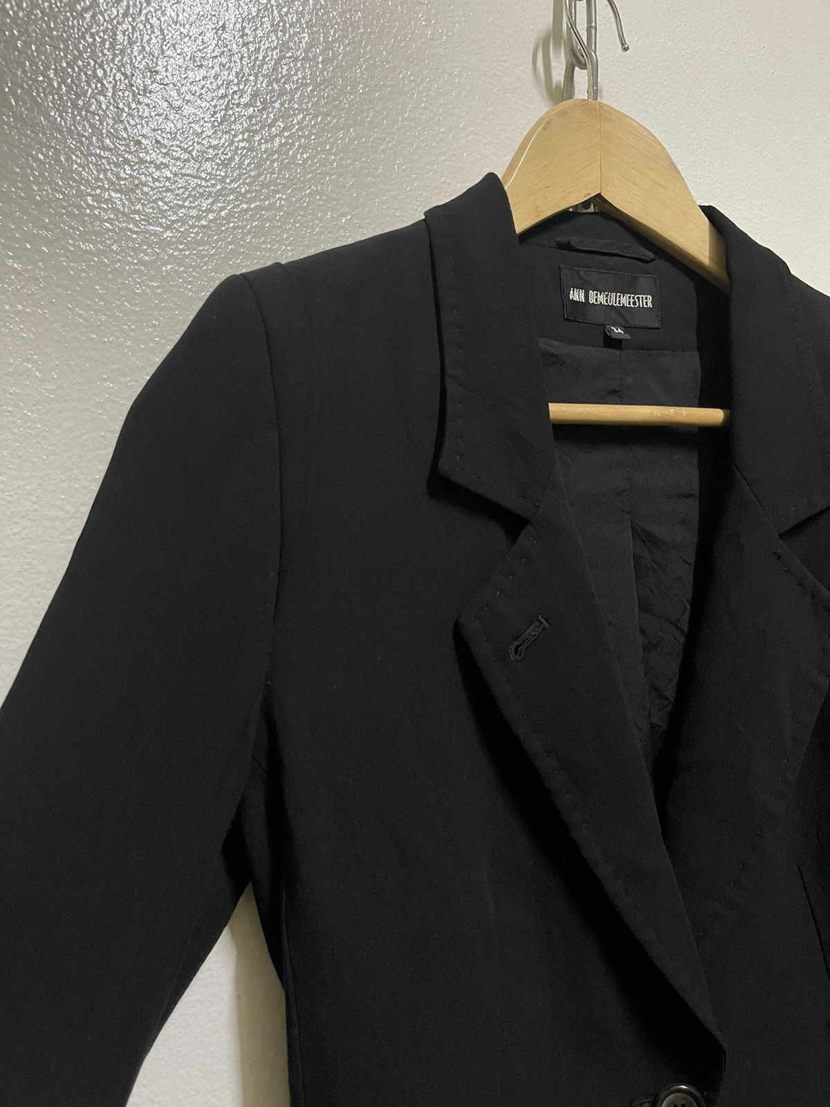 Ann Demeulemeester Ann Demeulemeester Black Blazer Size 34 Size XXS / US 00 / IT 34 - 2 Thumbnail
