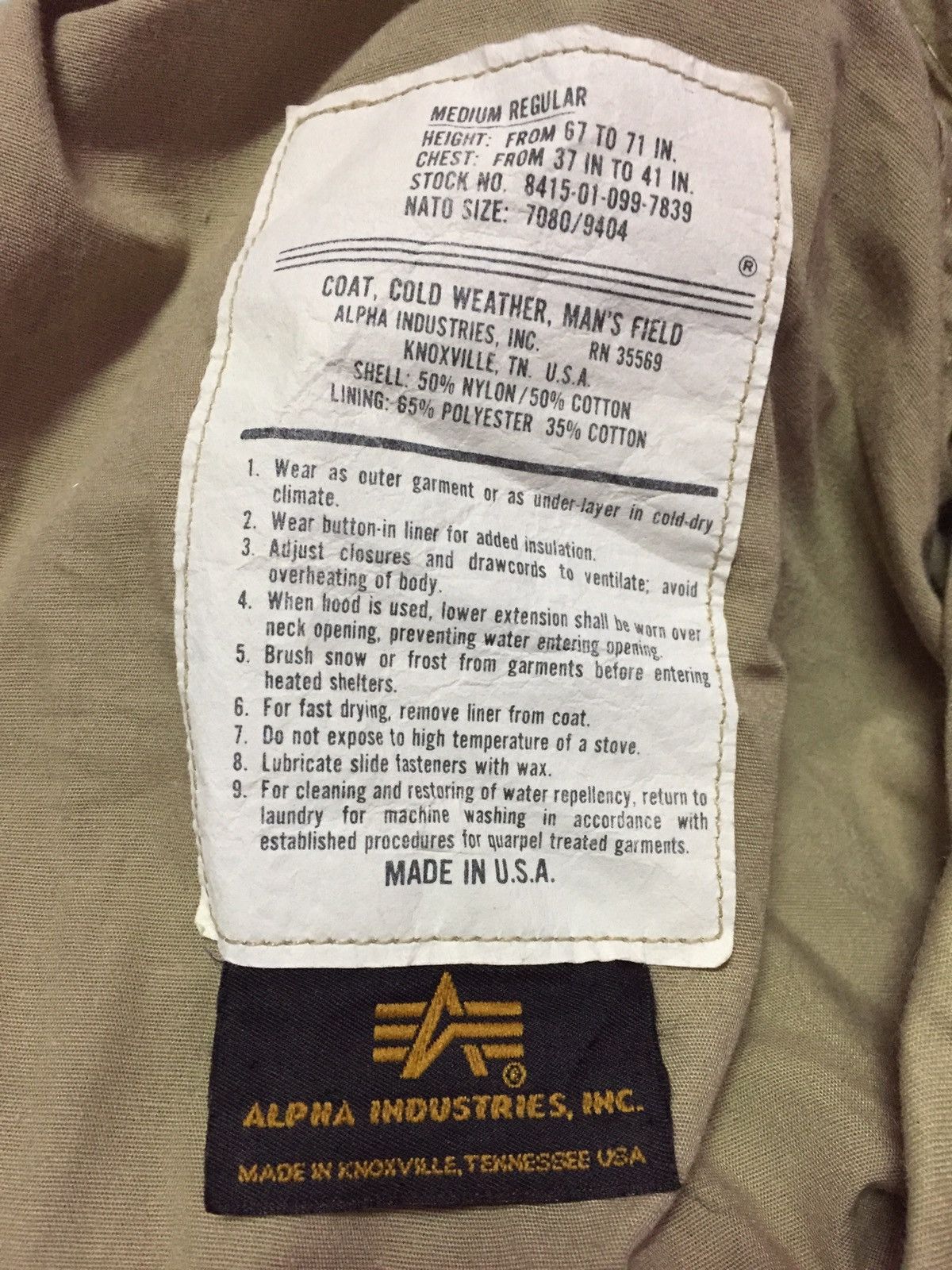 Alpha Industries Vintage Alpha Industries Jackets Size US XL / EU 56 / 4 - 5 Thumbnail