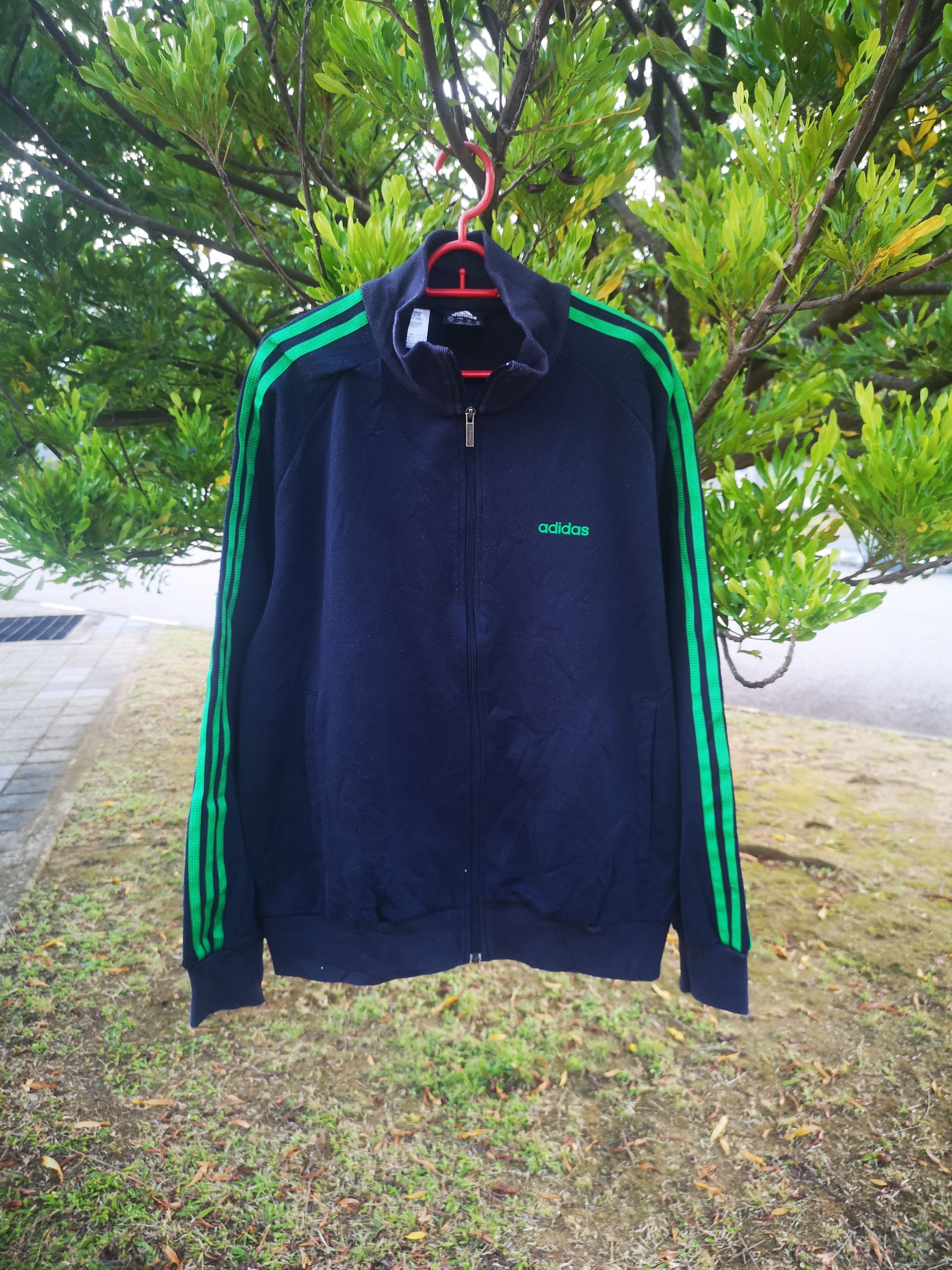 Adidas Adidas Sweater Green Line Size US L / EU 52-54 / 3 - 1 Thumbnail