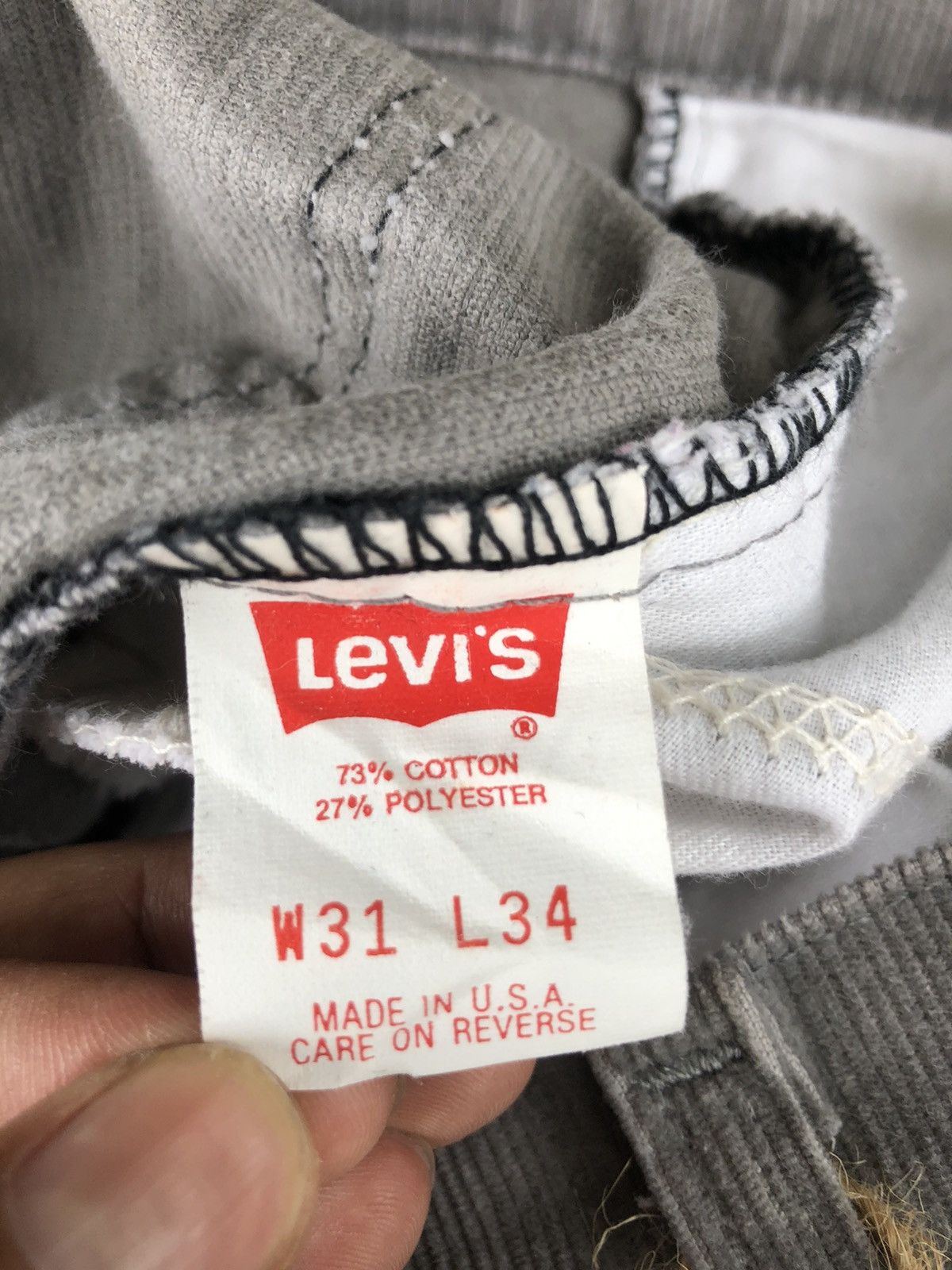 Levi's Vintage 90’s Levi’s Corduray Pants Flared Jeans Size US 31 - 16 Thumbnail