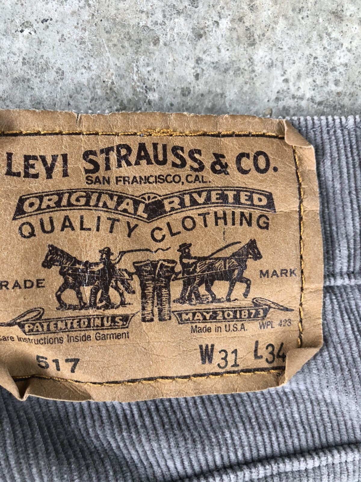 Levi's Vintage 90’s Levi’s Corduray Pants Flared Jeans Size US 31 - 15 Thumbnail
