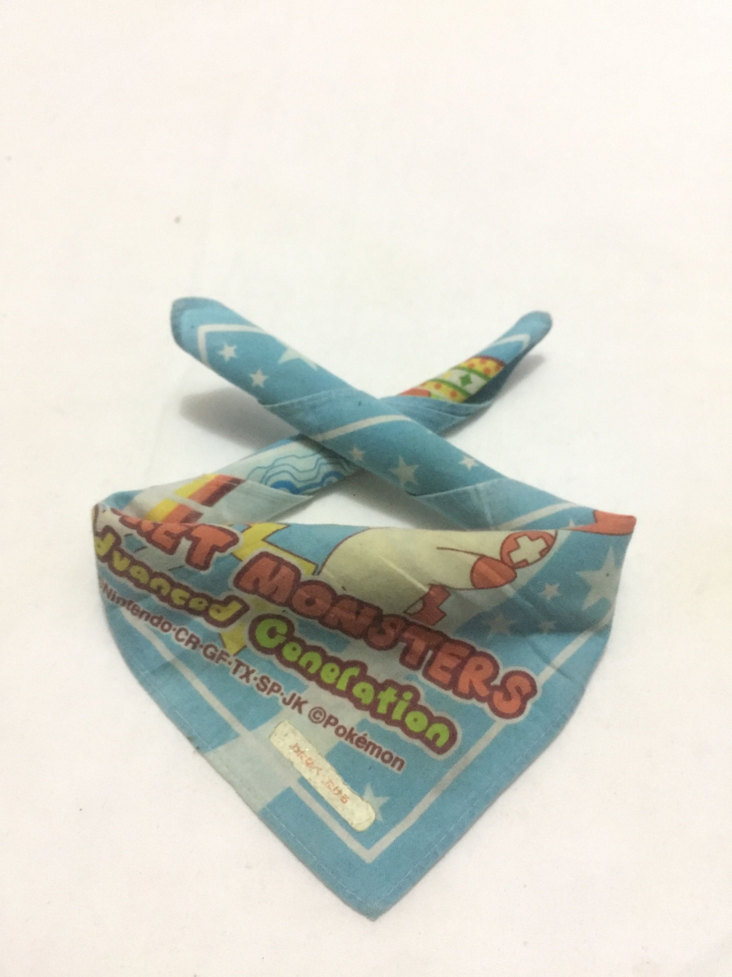 Nintendo Vtg Pocket Monsters Pokemon Nintendo Handkerchief Size ONE SIZE - 3 Thumbnail