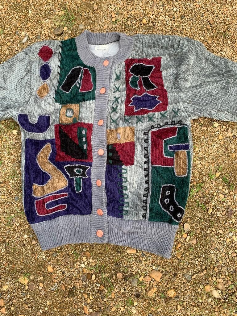 Designer × Japanese Brand Knitwear Jacket Multicolour Design Size M / US 6-8 / IT 42-44 - 5 Thumbnail