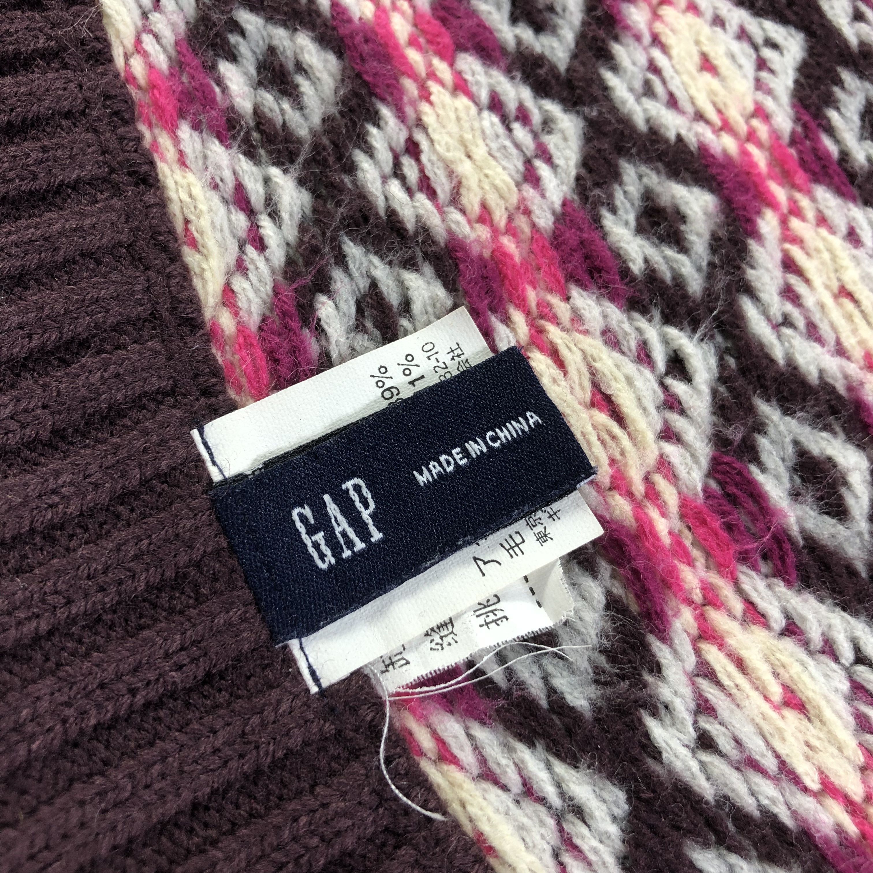 Gap GAP Wool Scarf Muffler V1577 Size ONE SIZE - 3 Thumbnail