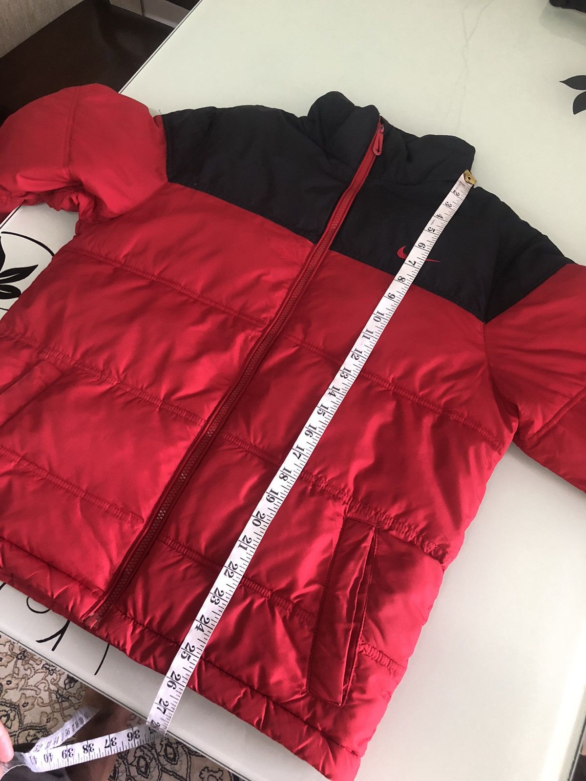 Nike Vintage y2k Nike Small Swoosh Puffer Jackets Size US M / EU 48-50 / 2 - 23 Thumbnail