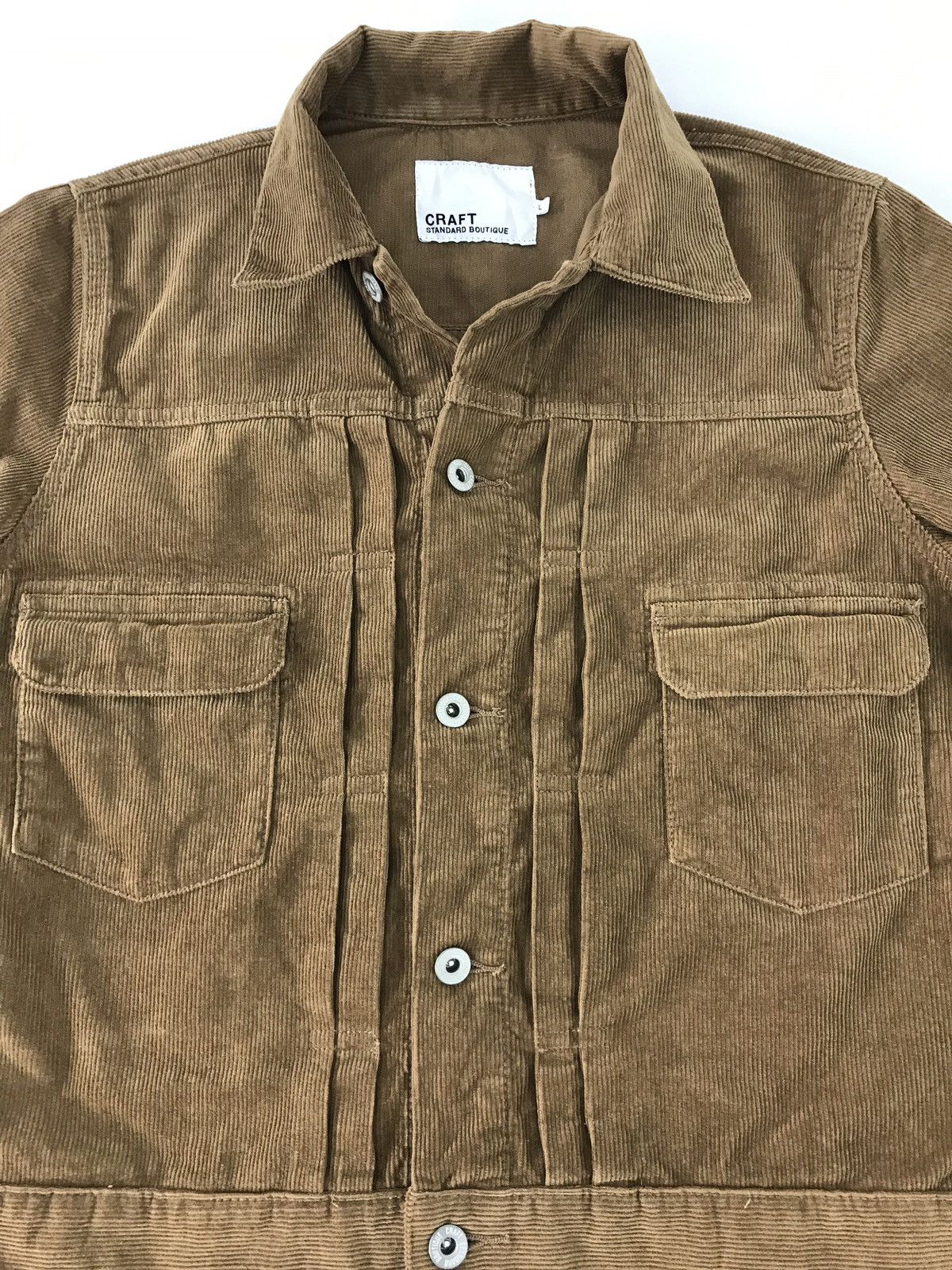 Japanese Brand Vintage Craft Double Pocket Button Style Size US M / EU 48-50 / 2 - 3 Thumbnail