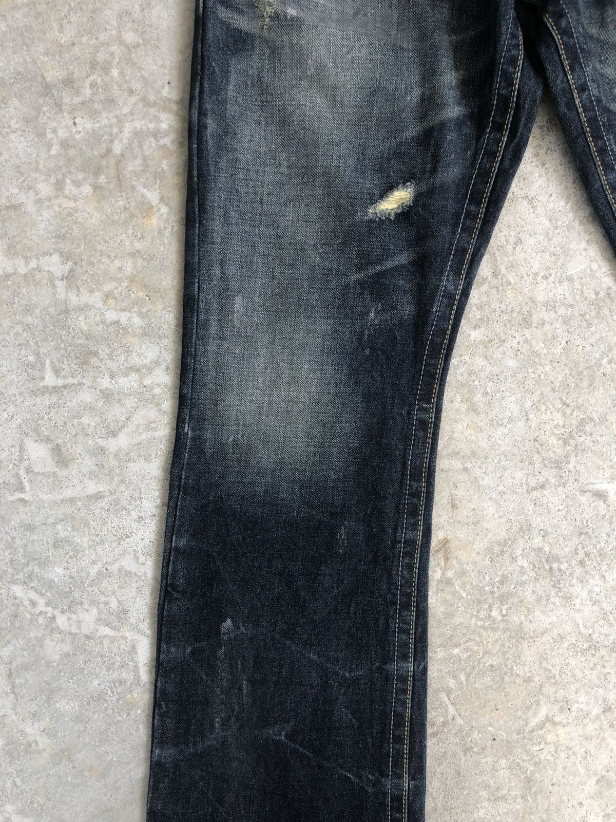 semanticdesign Japanese Semantic Design Flared Jeans Punk Style Size US 35 - 6 Thumbnail