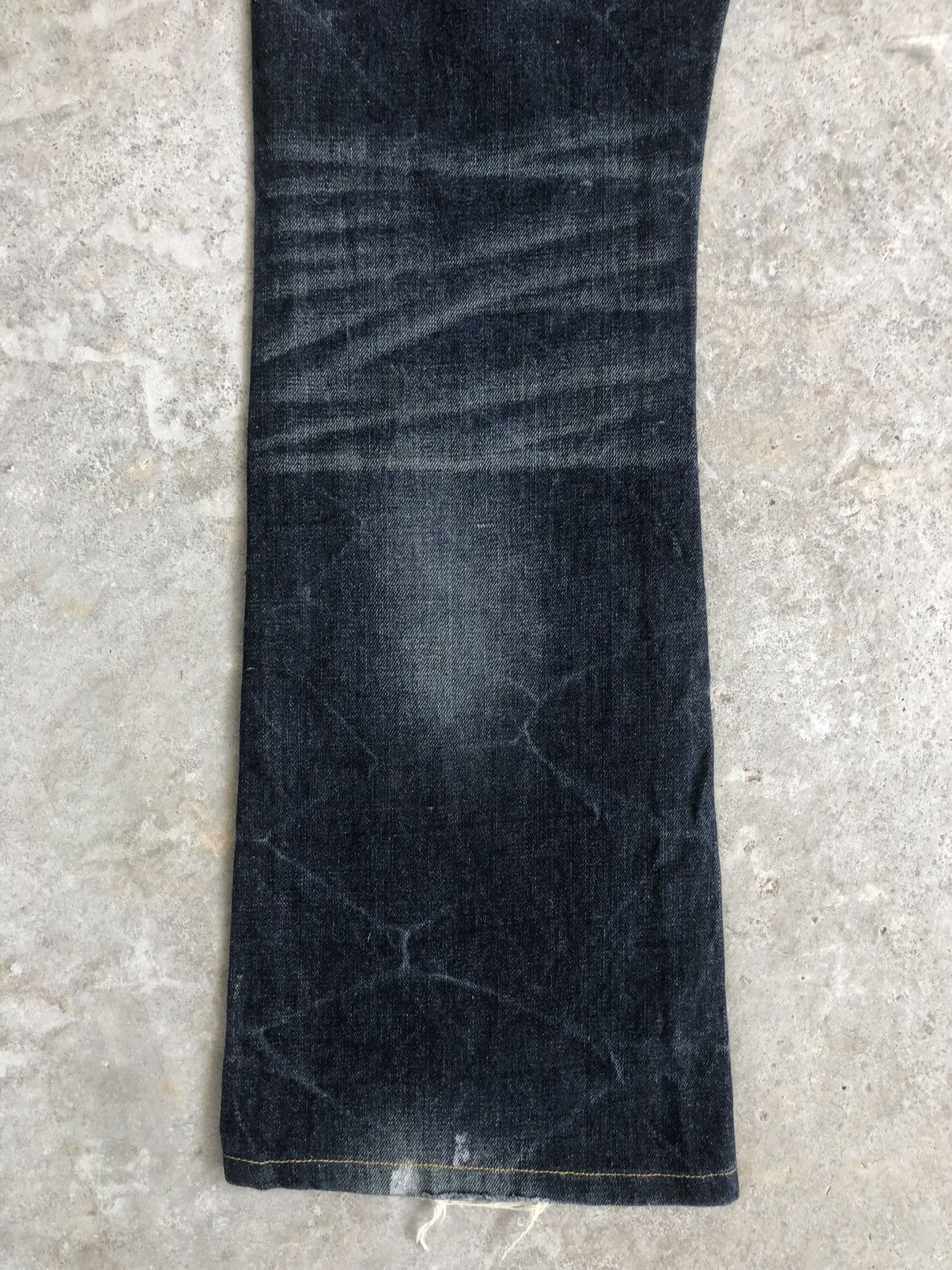 semanticdesign Japanese Semantic Design Flared Jeans Punk Style Size US 35 - 13 Thumbnail