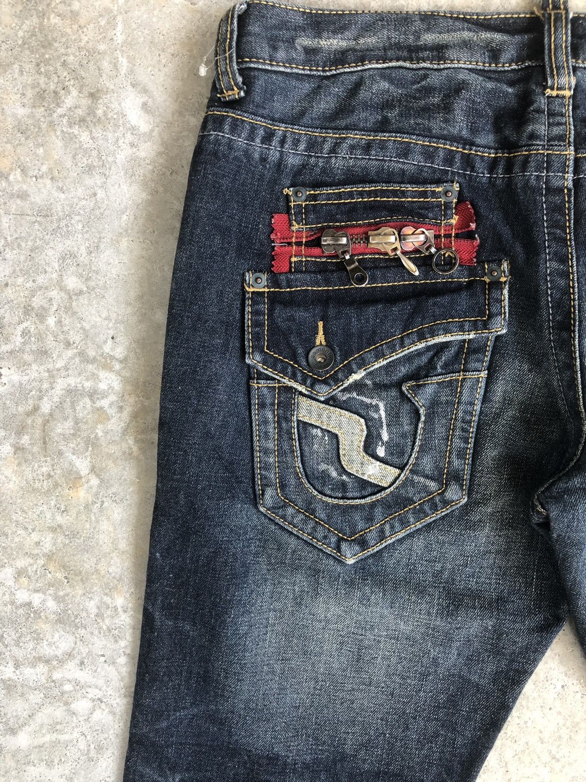 semanticdesign Japanese Semantic Design Flared Jeans Punk Style Size US 35 - 11 Thumbnail