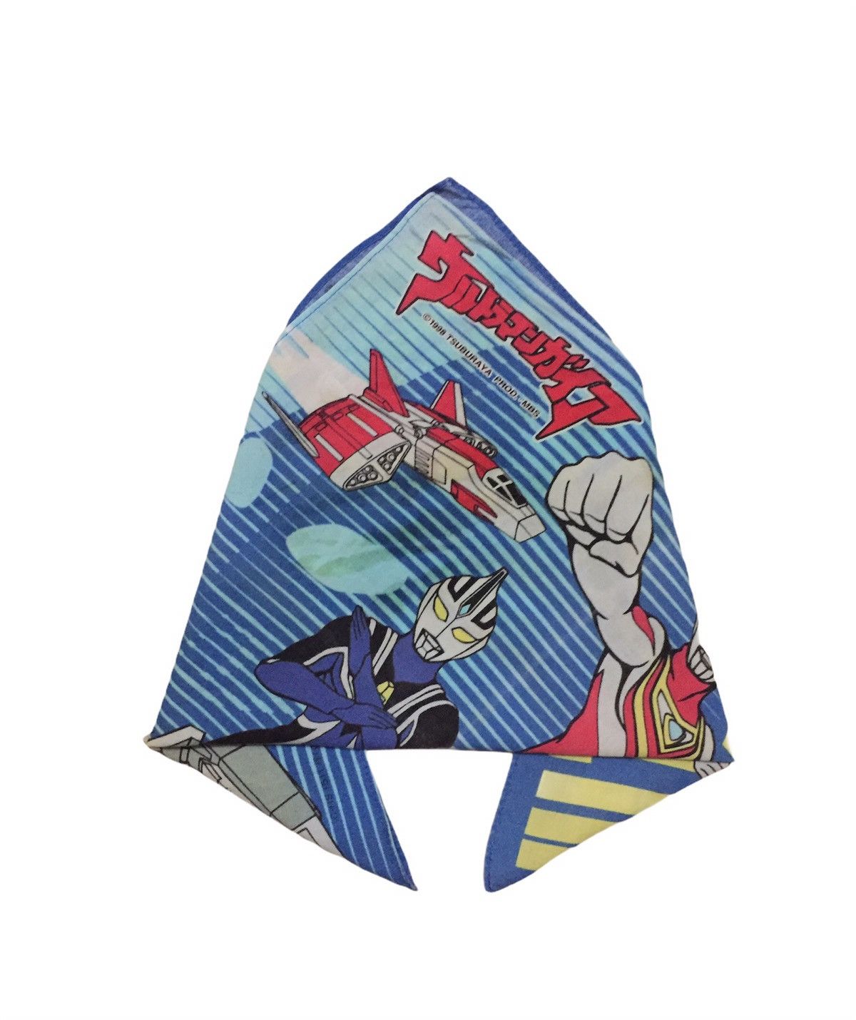 Cartoon Network Vintage Ultraman ©️1998 Tsuburaya Handkerchief/Bandana Size ONE SIZE - 4 Thumbnail