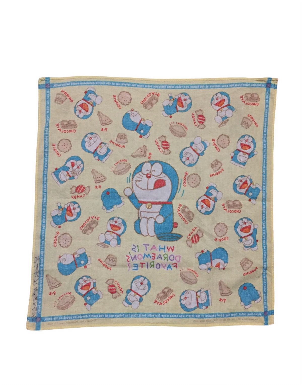 Japanese Brand Vintage Doraemon Nakanishi Handkerchief Bandana Archive Size ONE SIZE - 6 Thumbnail