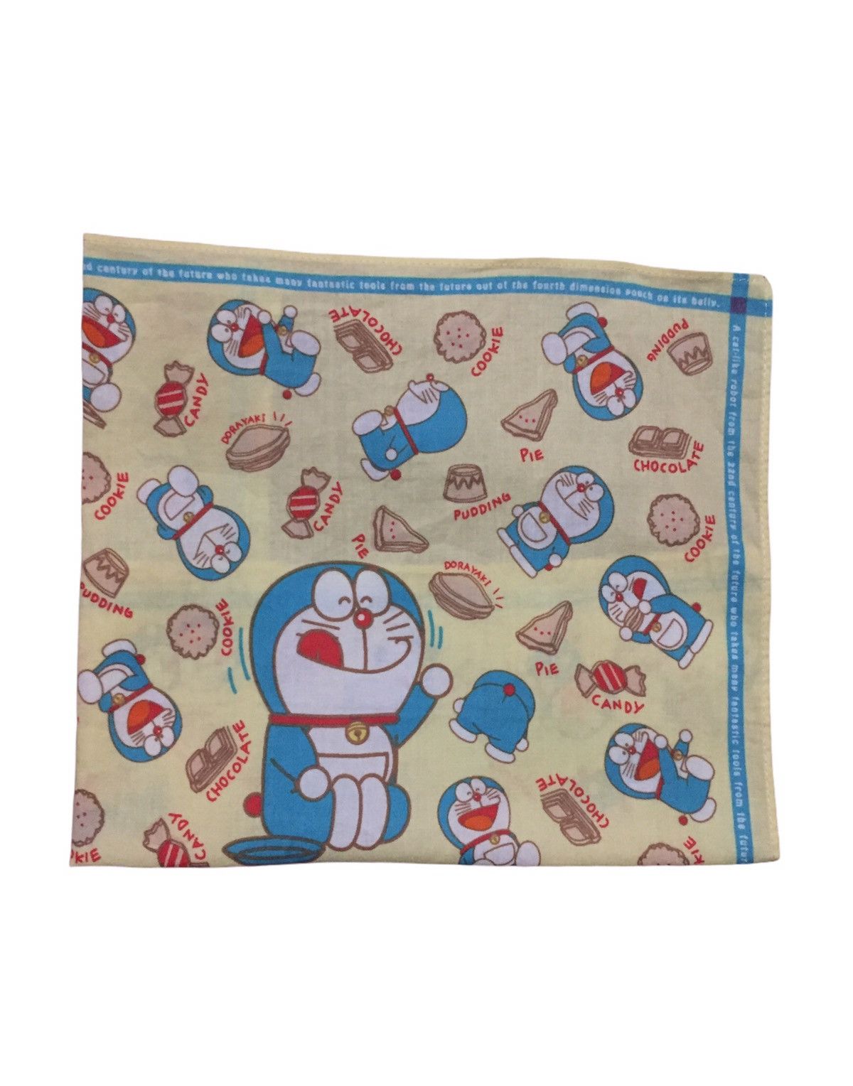 Japanese Brand Vintage Doraemon Nakanishi Handkerchief Bandana Archive Size ONE SIZE - 4 Thumbnail
