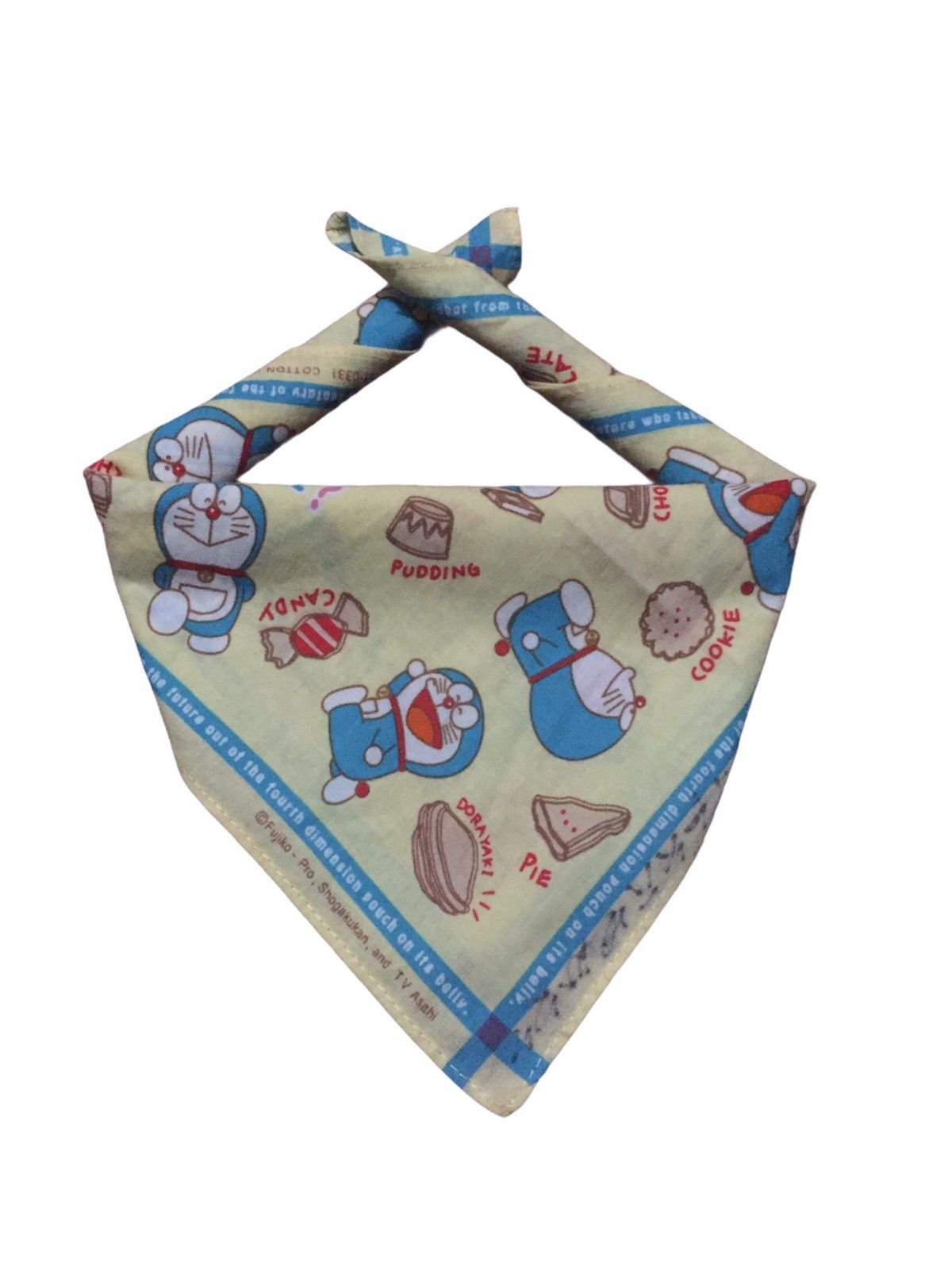 Japanese Brand Vintage Doraemon Nakanishi Handkerchief Bandana Archive Size ONE SIZE - 2 Thumbnail