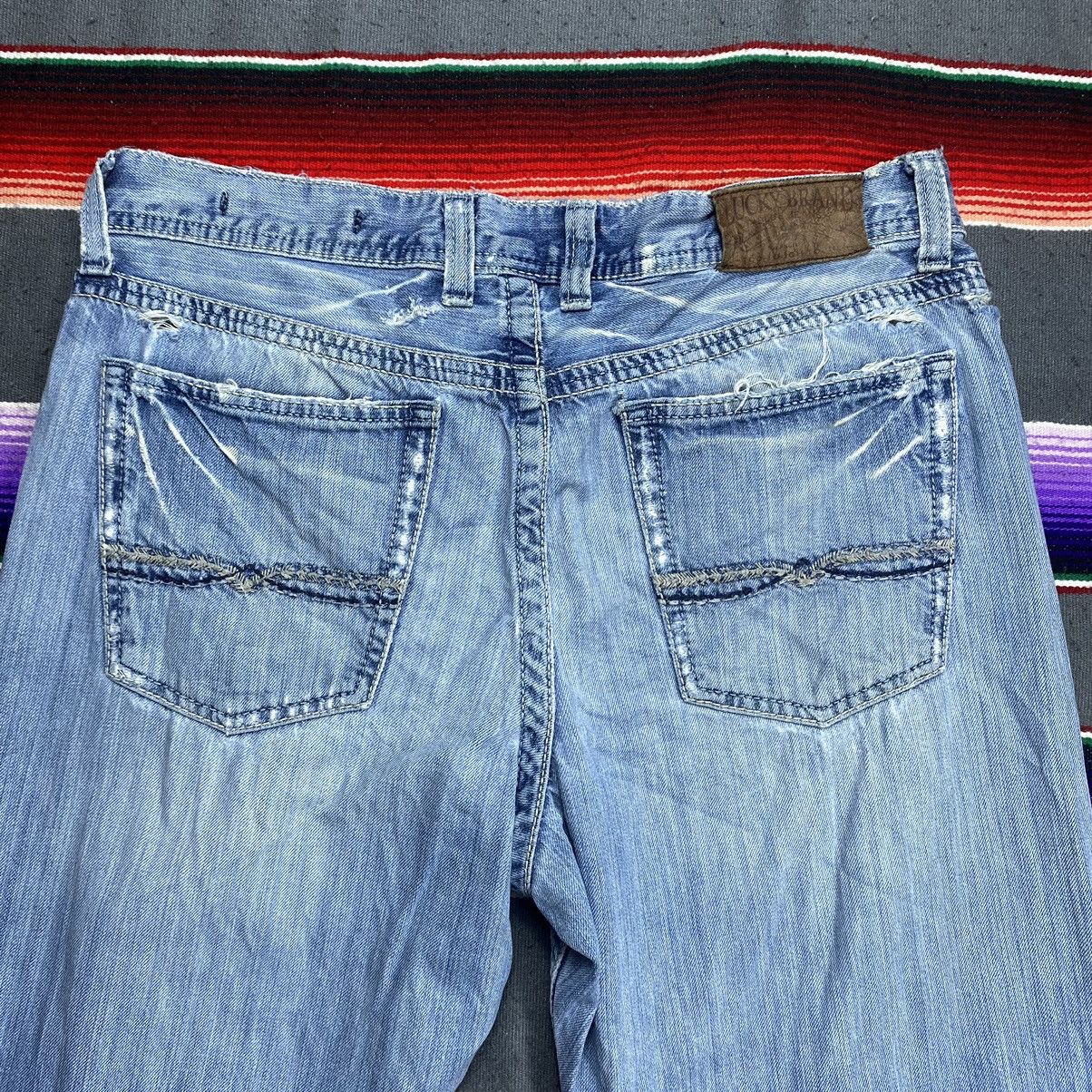 Vintage Vintage Lucky Brand Navajo Relaxed Bootleg Distressed Denim Size US 36 / EU 52 - 11 Thumbnail
