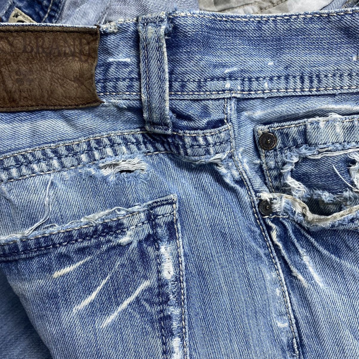 Vintage Vintage Lucky Brand Navajo Relaxed Bootleg Distressed Denim Size US 36 / EU 52 - 17 Thumbnail