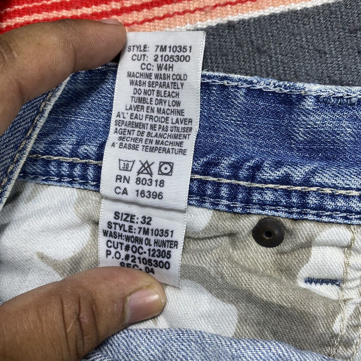 Vintage Vintage Lucky Brand Navajo Relaxed Bootleg Distressed Denim Size US 36 / EU 52 - 16 Thumbnail