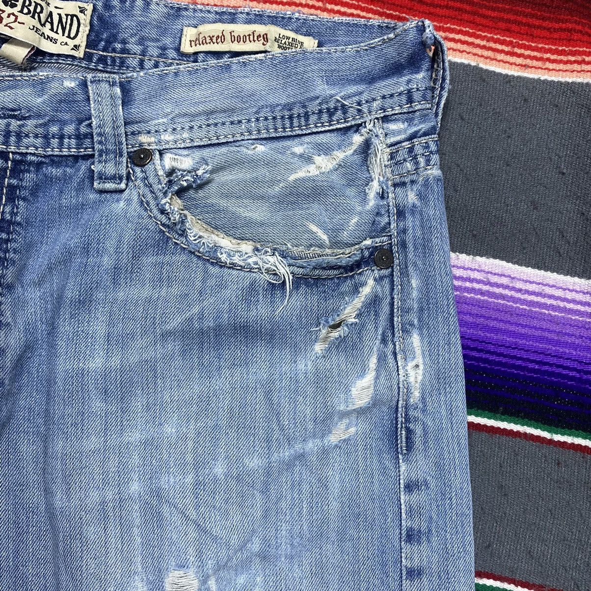 Vintage Vintage Lucky Brand Navajo Relaxed Bootleg Distressed Denim Size US 36 / EU 52 - 6 Thumbnail