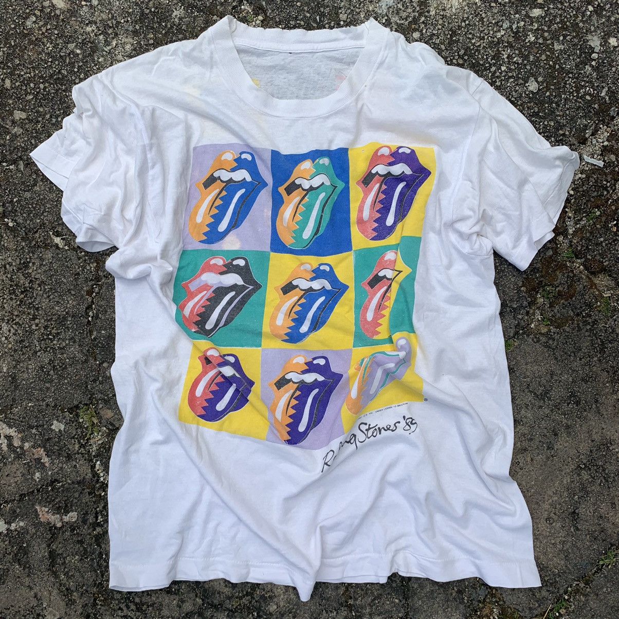 Band Tees Rolling Stones the North American tour 89 Size US L / EU 52-54 / 3 - 10 Thumbnail