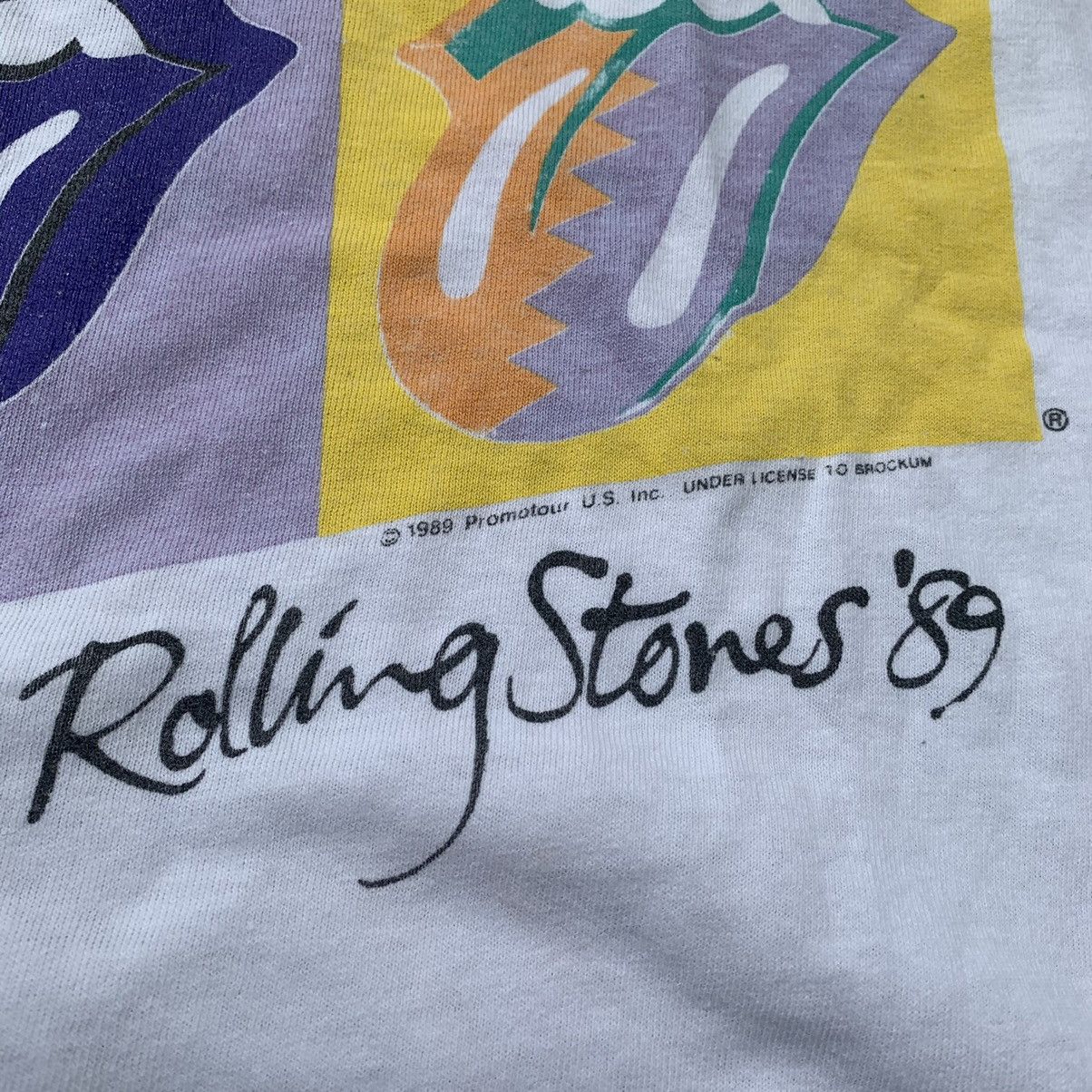 Band Tees Rolling Stones the North American tour 89 Size US L / EU 52-54 / 3 - 9 Thumbnail