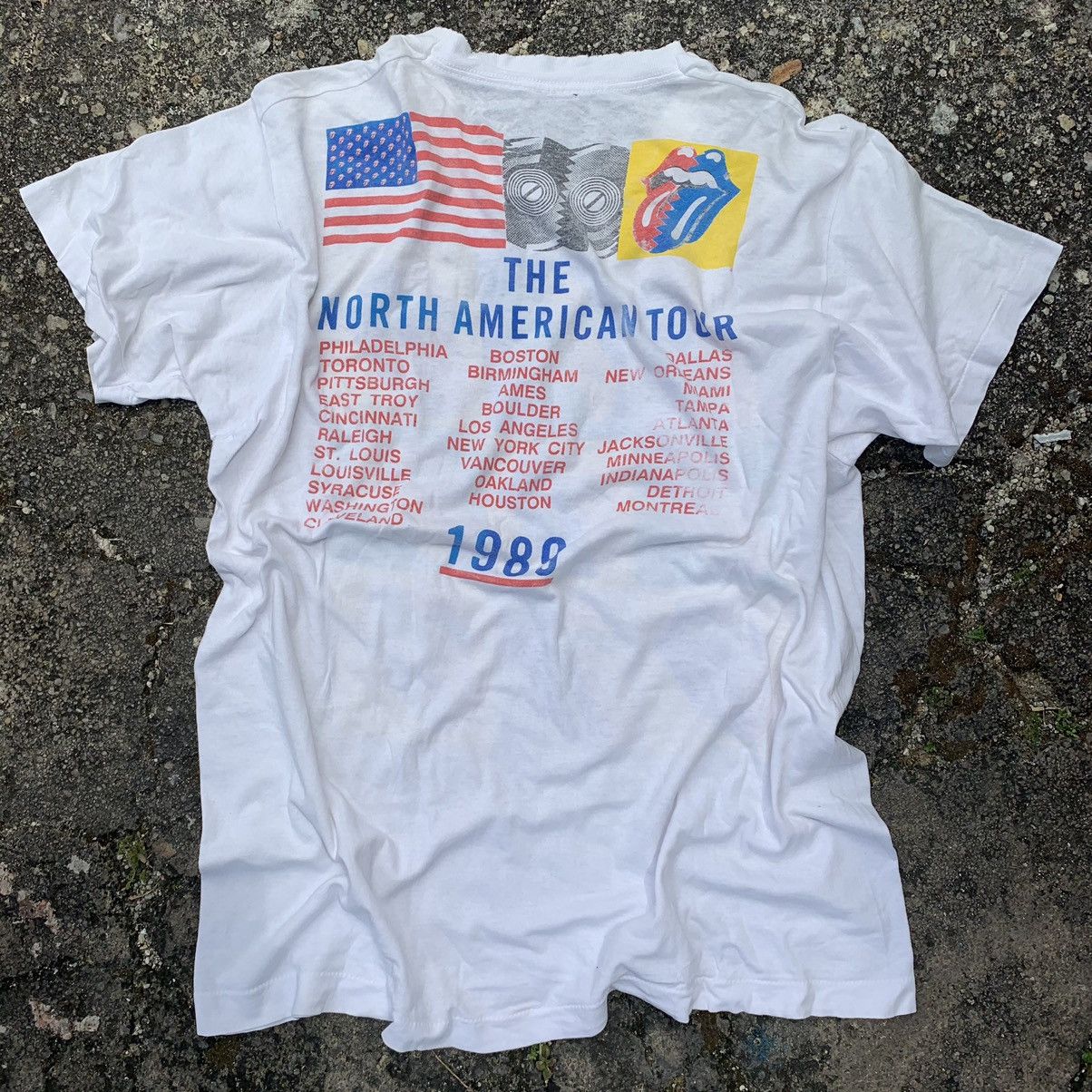 Band Tees Rolling Stones the North American tour 89 Size US L / EU 52-54 / 3 - 11 Thumbnail
