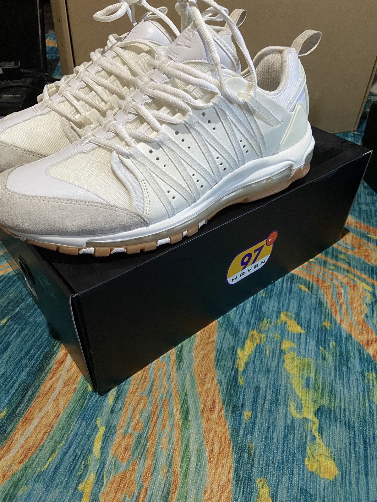 image of Air Max 97 X Clot Size 12Us Shoes in White, Men's