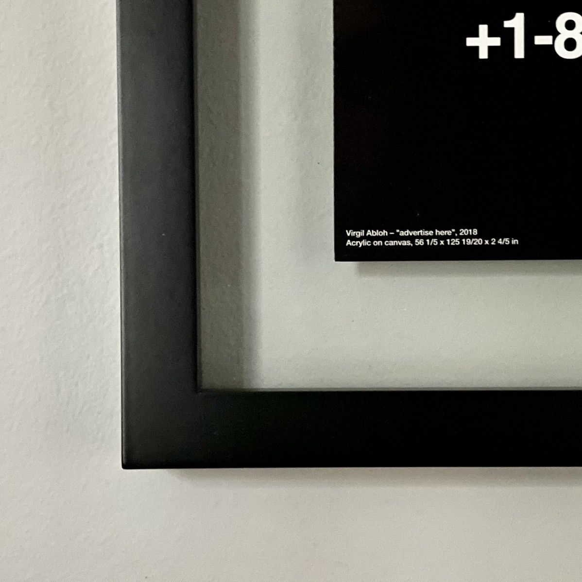 Virgil Abloh Virgil Abloh “Advertise Here” Poster Size ONE SIZE - 2 Thumbnail