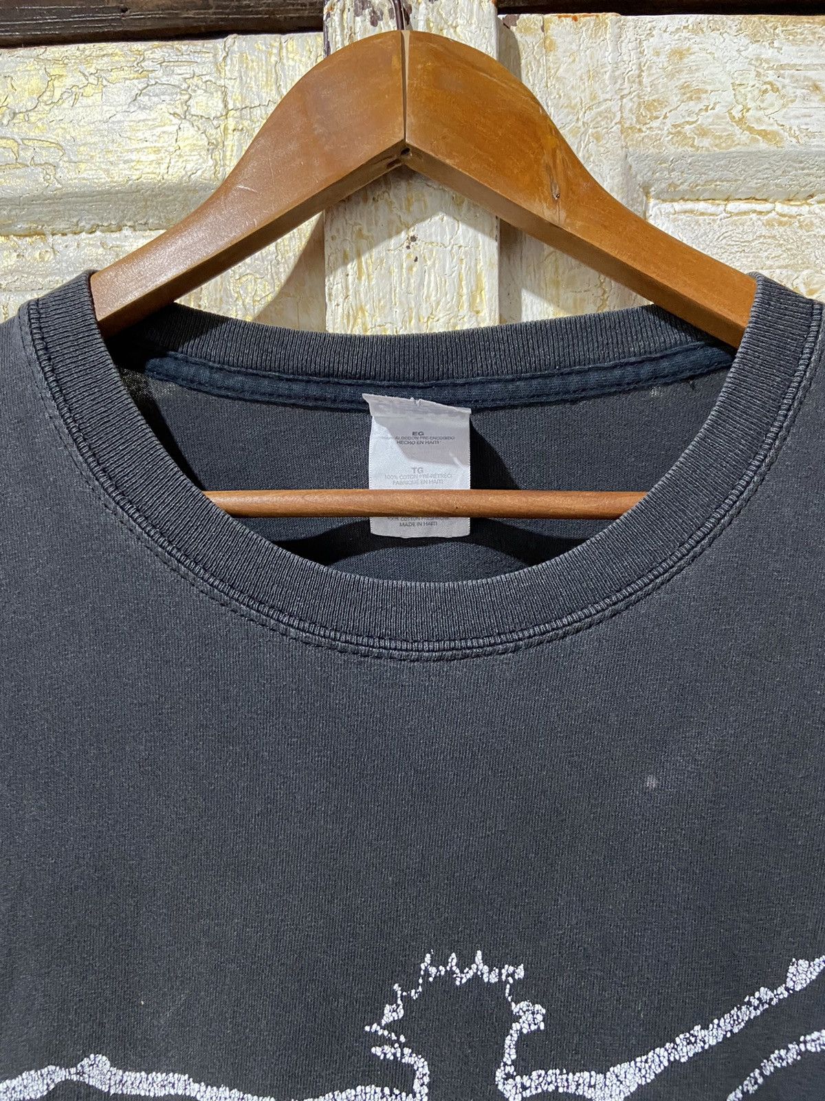 Fuck Art, Make Tees × Vintage Vintage jesus killed in the line of duty nice fade size xl Size US XL / EU 56 / 4 - 3 Thumbnail