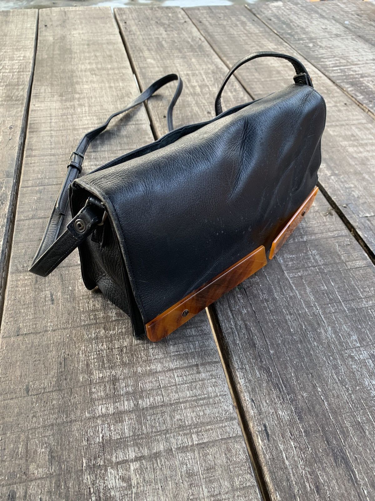 Jean Paul Gaultier Vintage jean paul gaultier leather shoulder bag Size ONE SIZE - 3 Thumbnail