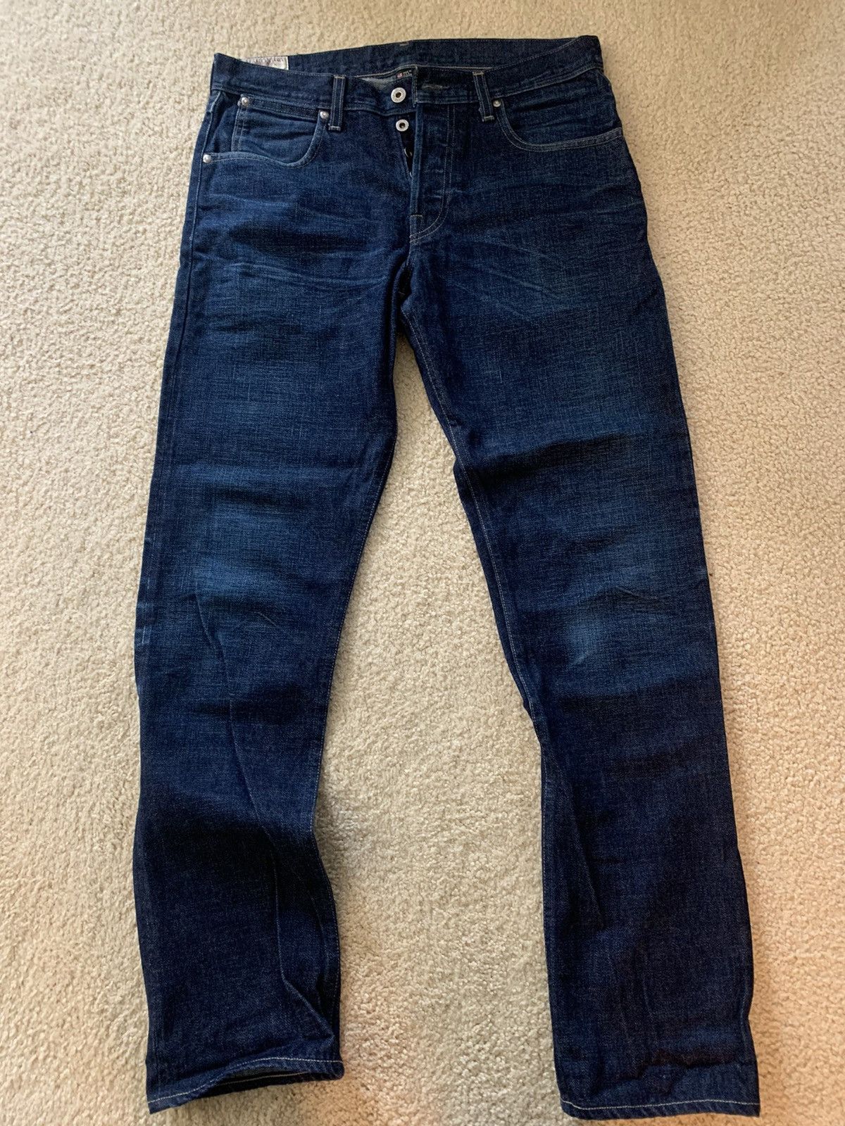 Wallace & Barnes Slim Japanese Three Looms Selvedge Jeans 31/34 | Grailed