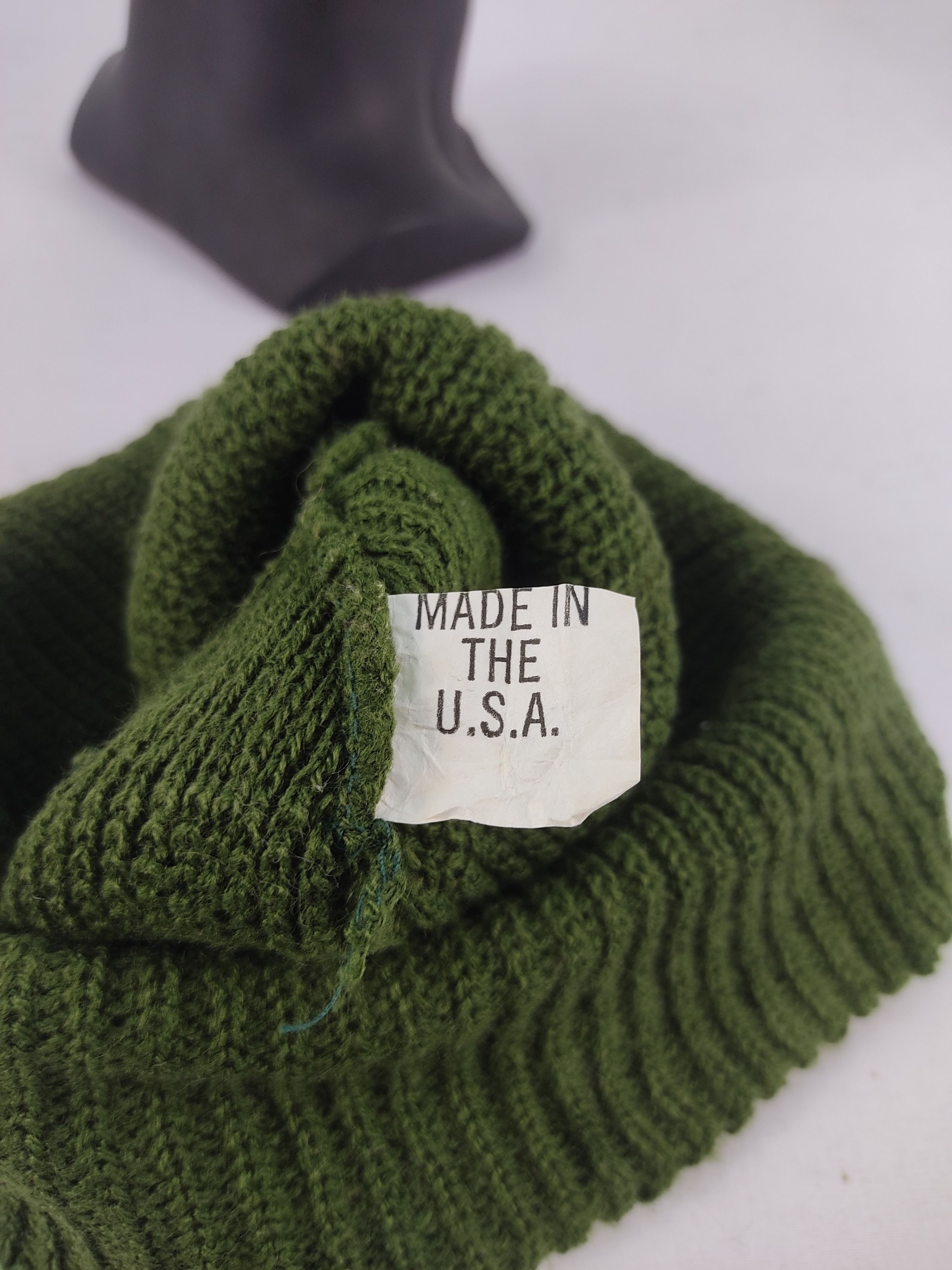 Vintage Vintage Army Beanie / Snow Hat / Snow Cap Size ONE SIZE - 5 Thumbnail