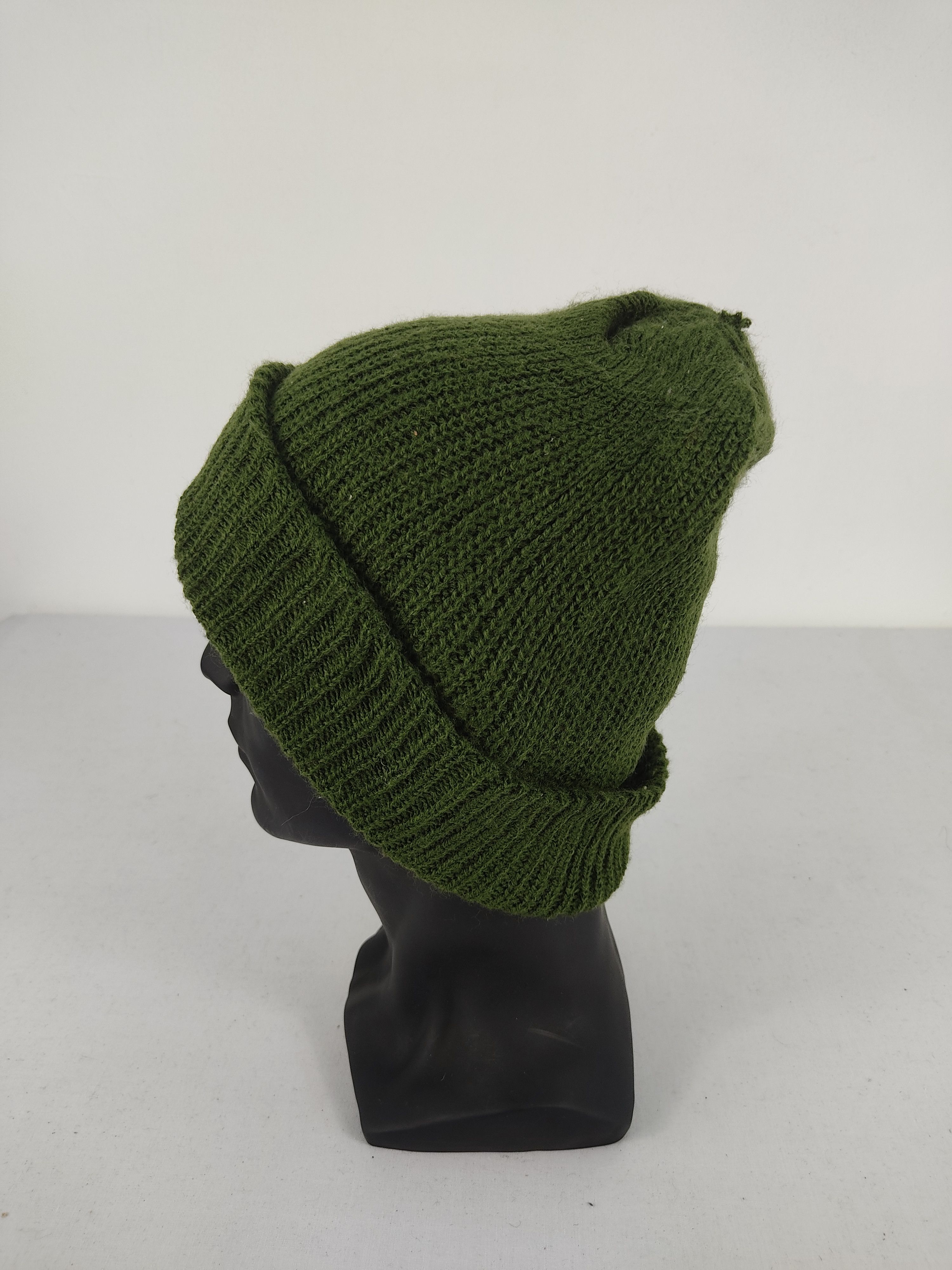 Vintage Vintage Army Beanie / Snow Hat / Snow Cap Size ONE SIZE - 2 Thumbnail