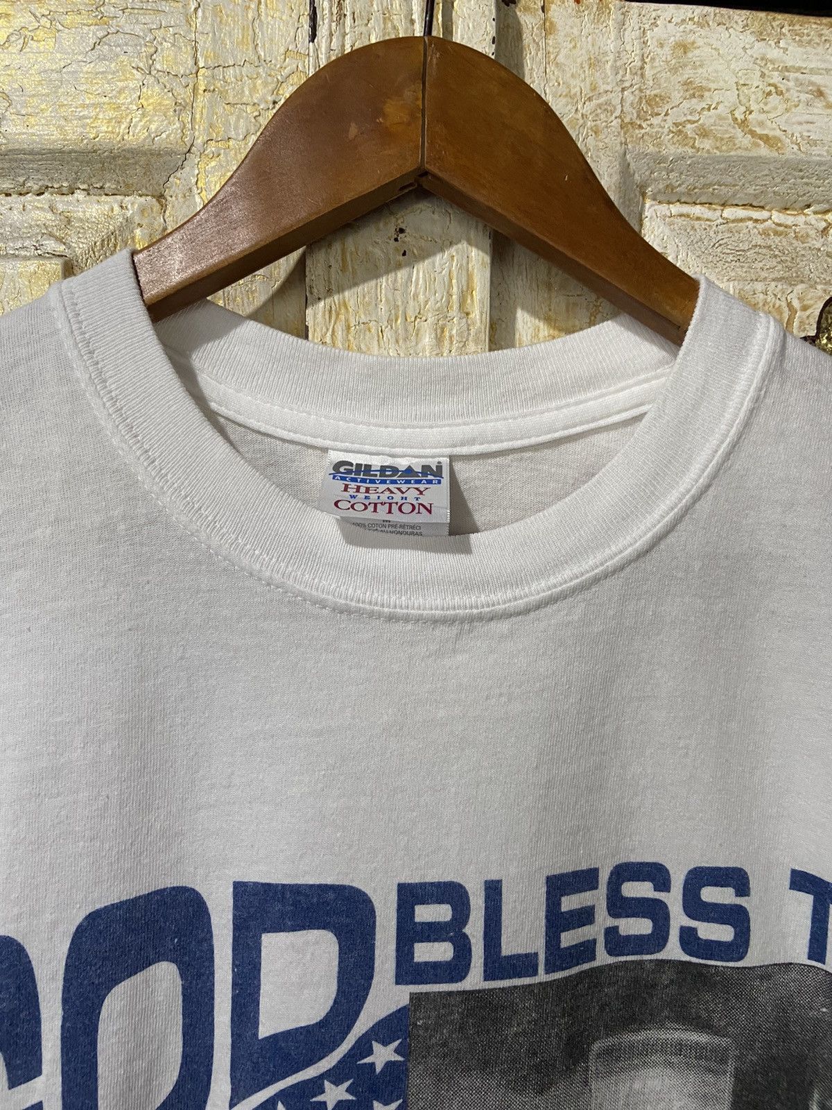 Vintage Vintage September 11 attacks god bless the USA tee size M Size US M / EU 48-50 / 2 - 2 Thumbnail