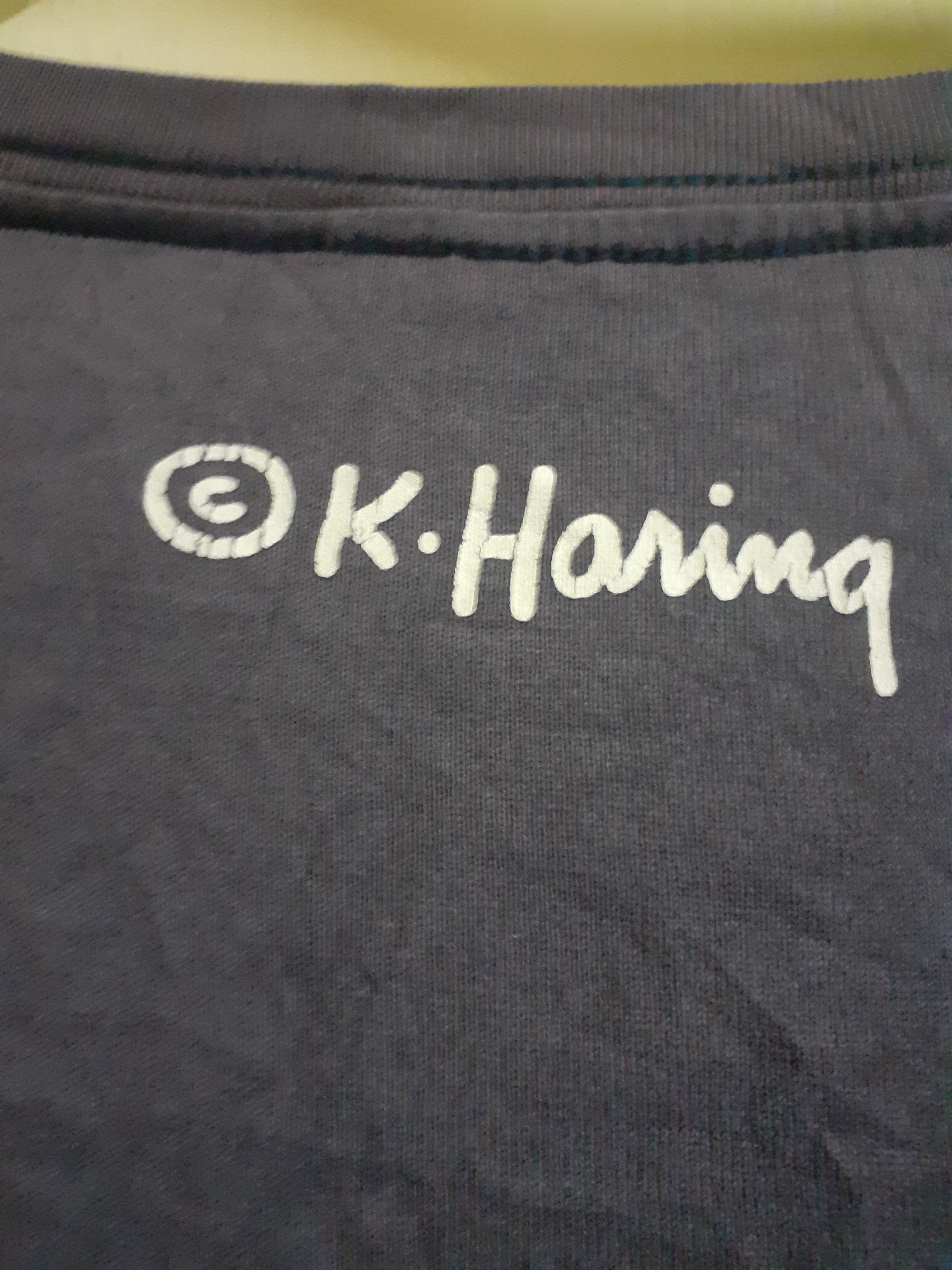 Japanese Brand Keith Harring x Uniqlo Long Sleeve T Shirt Size US XL / EU 56 / 4 - 9 Thumbnail