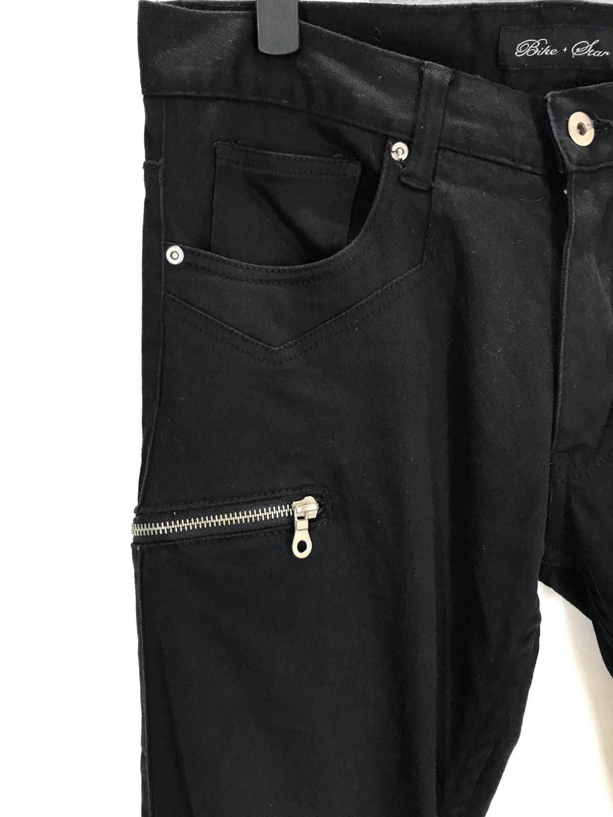 Hysteric Glamour × Undercover Japanese Brand BIKE + STAR Multi Zipper Pocket Pants Size US 31 - 6 Thumbnail