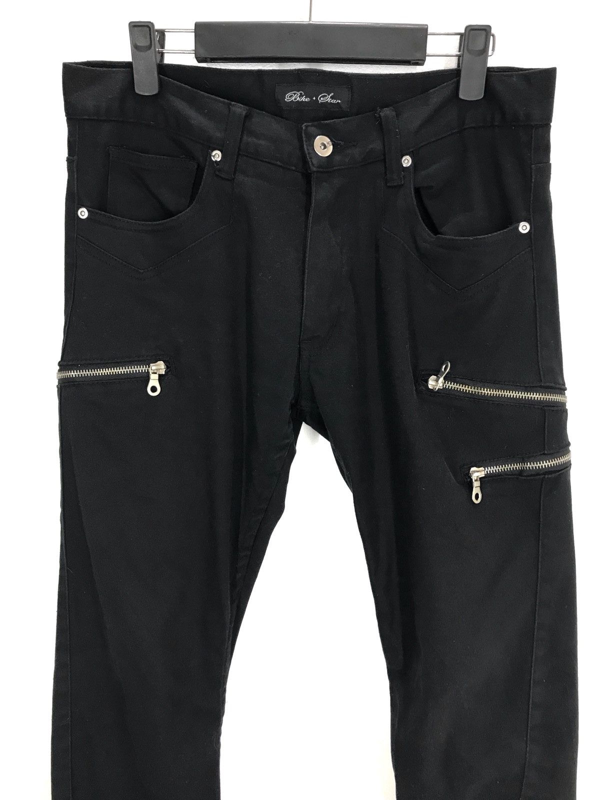 Hysteric Glamour × Undercover Japanese Brand BIKE + STAR Multi Zipper Pocket Pants Size US 31 - 2 Thumbnail