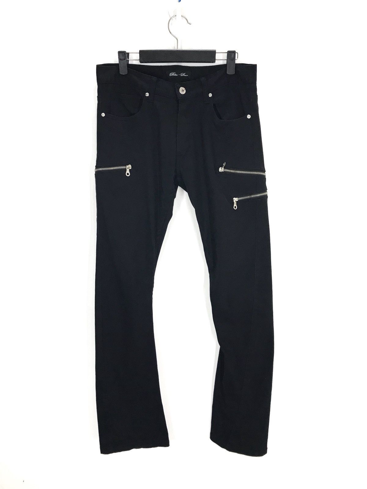 Hysteric Glamour × Undercover Japanese Brand BIKE + STAR Multi Zipper Pocket Pants Size US 31 - 1 Thumbnail