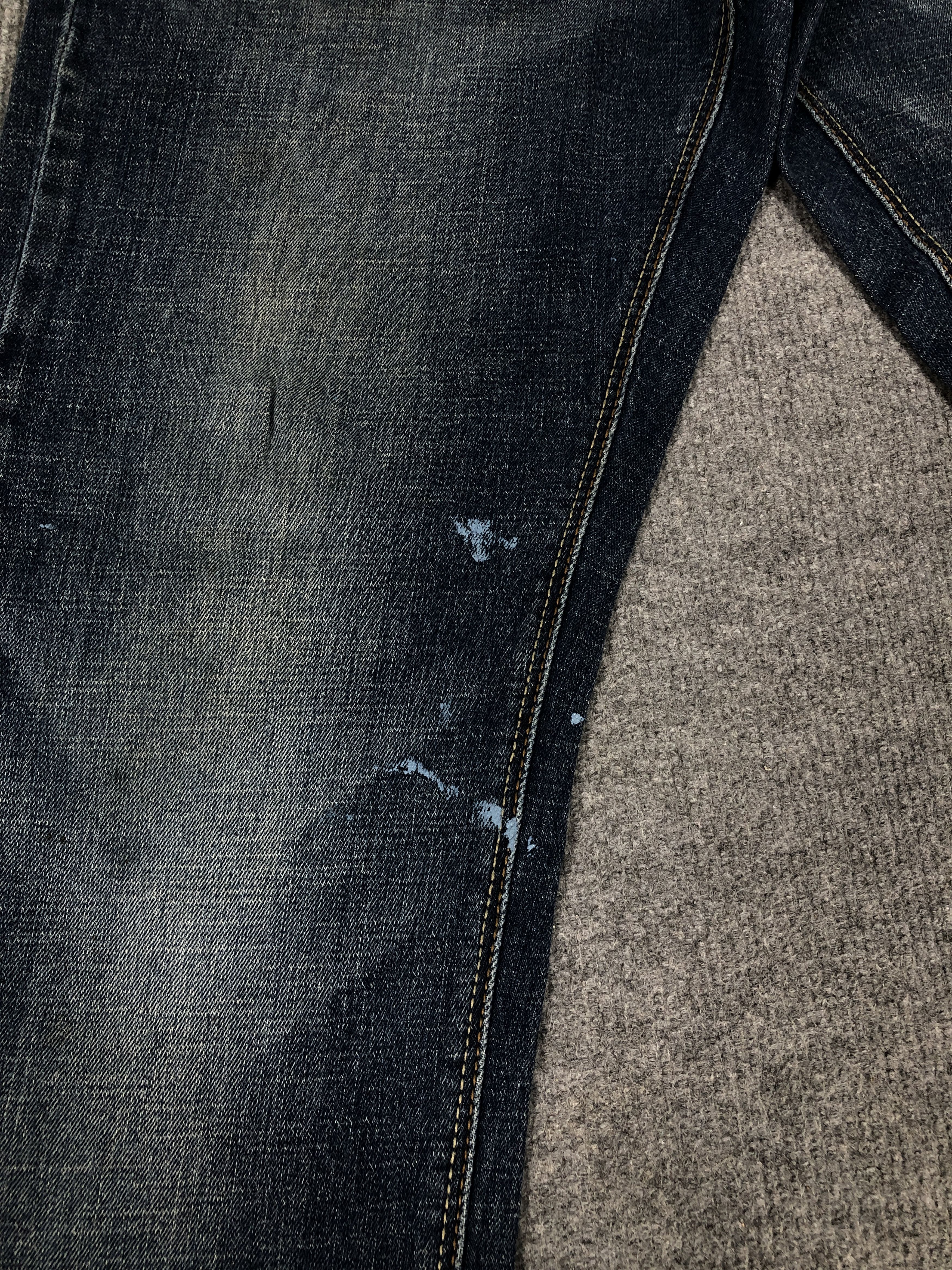 Levi's Denizen 208 by Levi's Taper Fit Dirty Blue Denim Jean Size US 33 - 8 Thumbnail