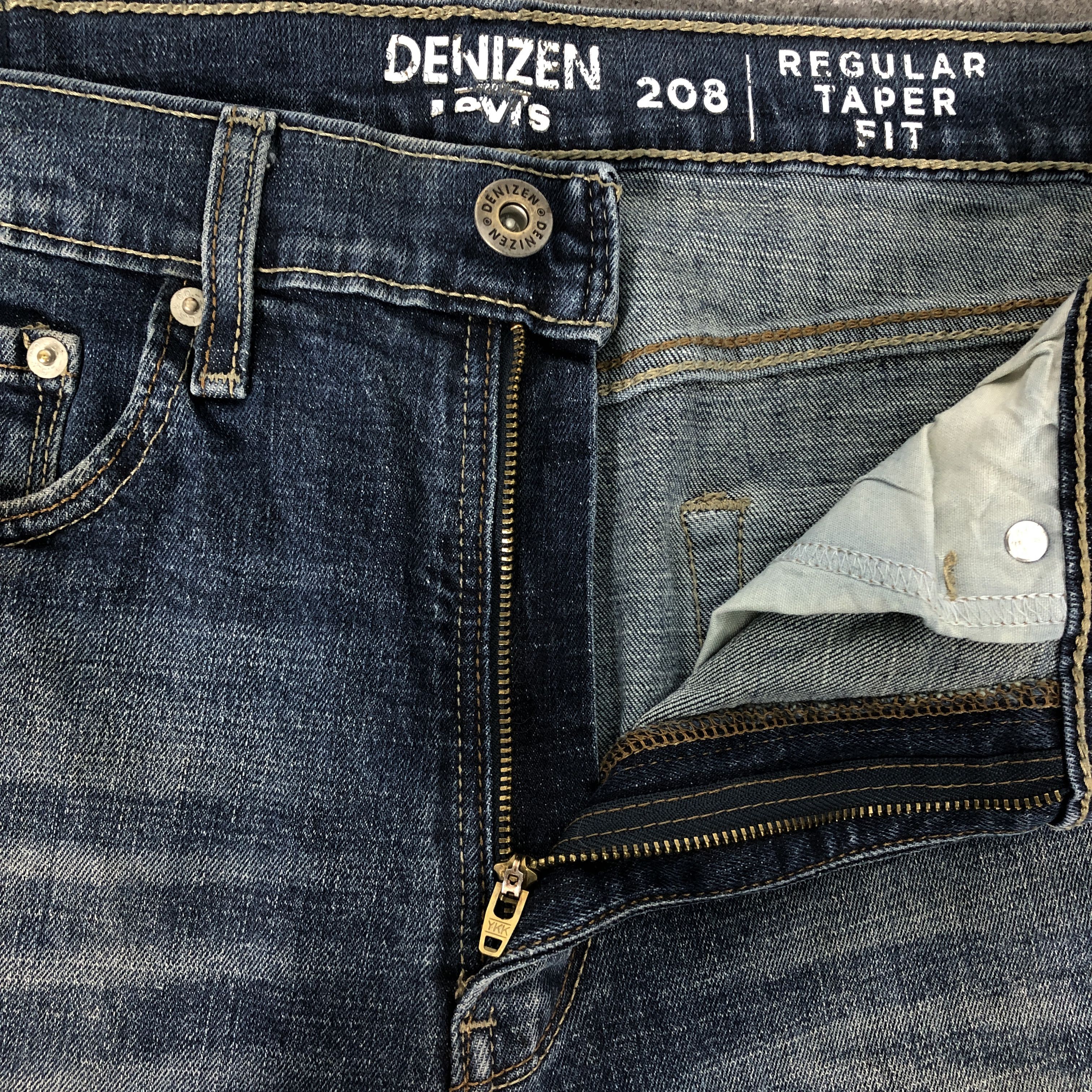 Denizen 208 by Levi's Taper Fit Dirty Blue Denim Jean