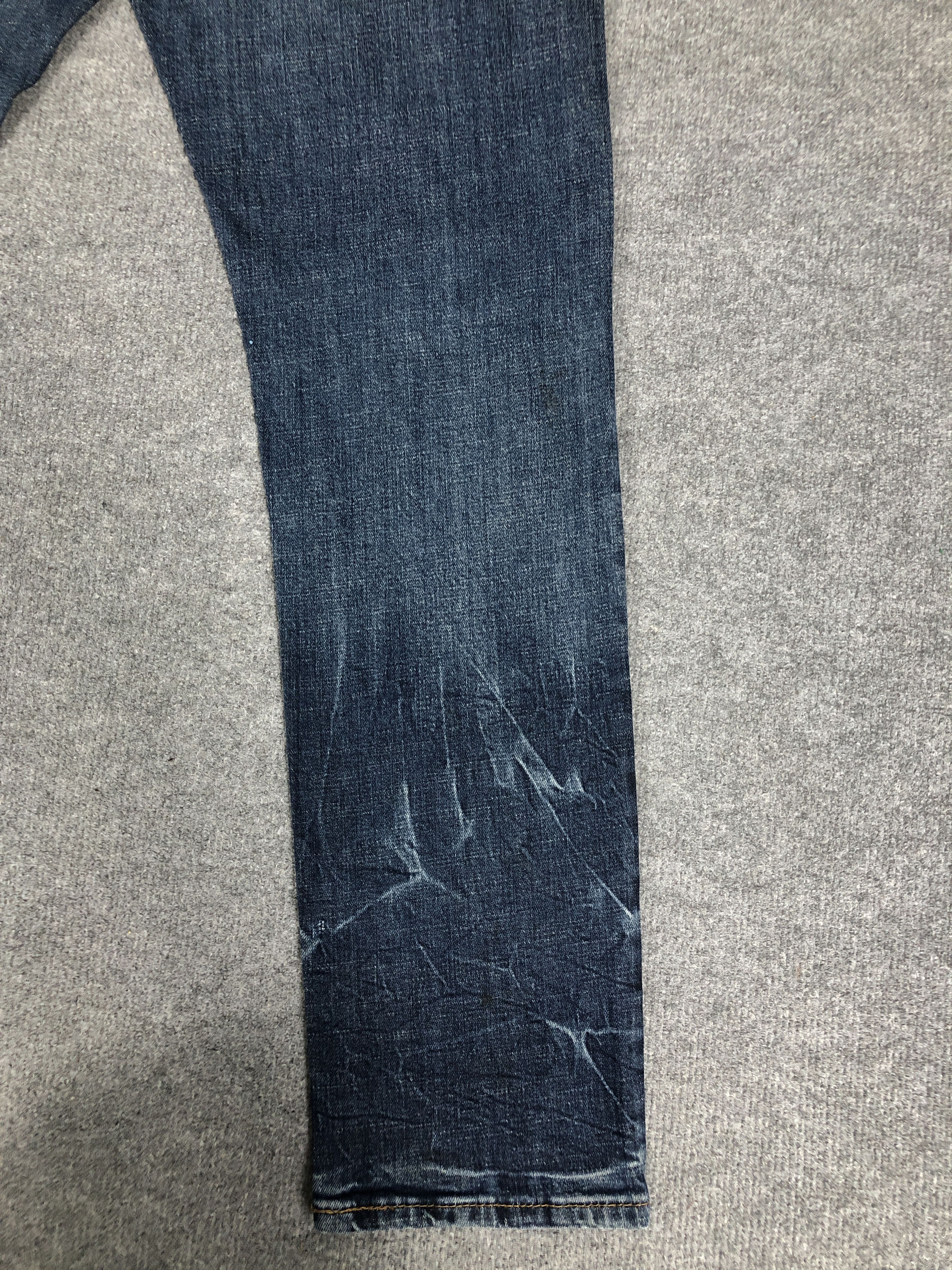 Levi's Denizen 208 by Levi's Taper Fit Dirty Blue Denim Jean Size US 33 - 11 Thumbnail