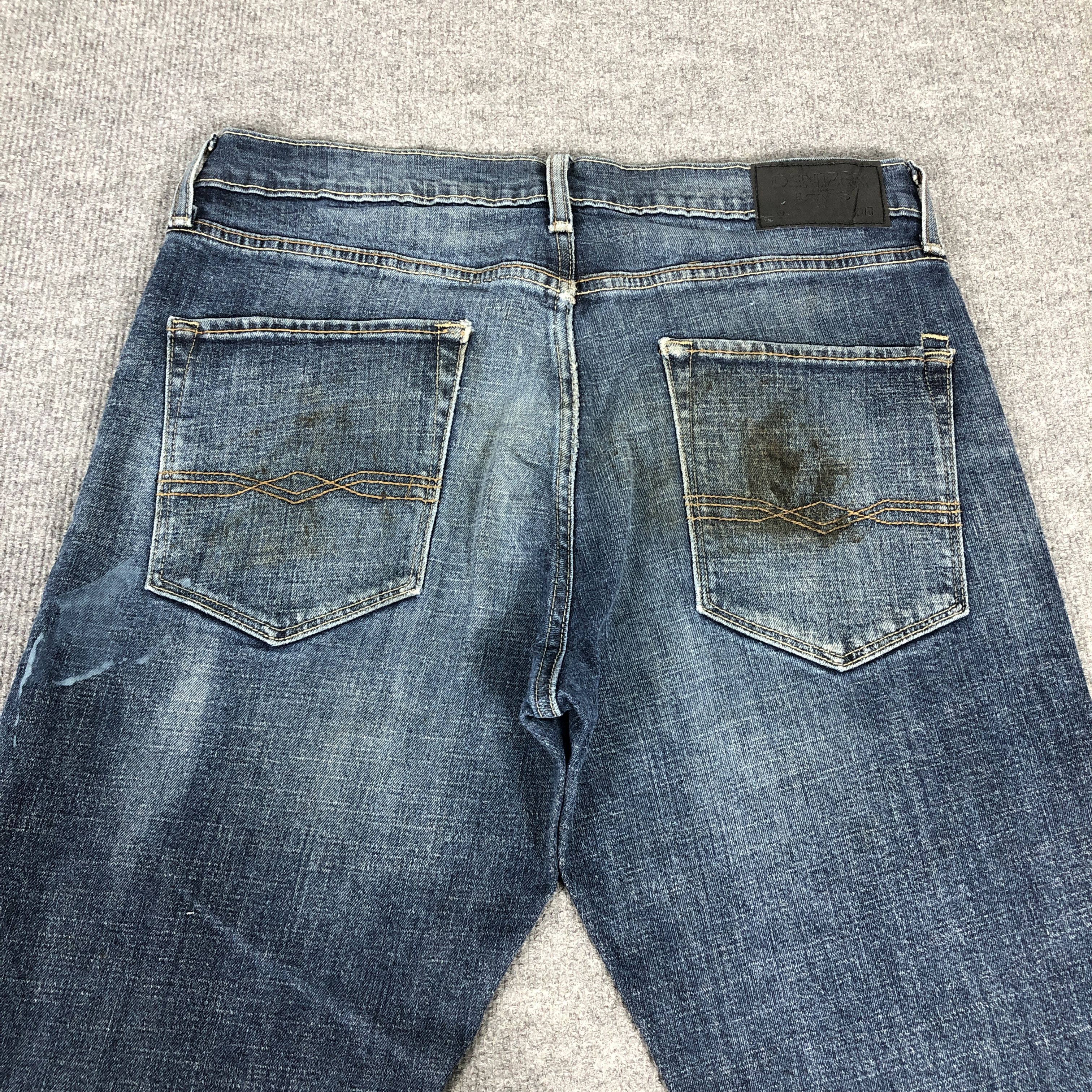 Levi's Denizen 208 by Levi's Taper Fit Dirty Blue Denim Jean Size US 33 - 4 Thumbnail